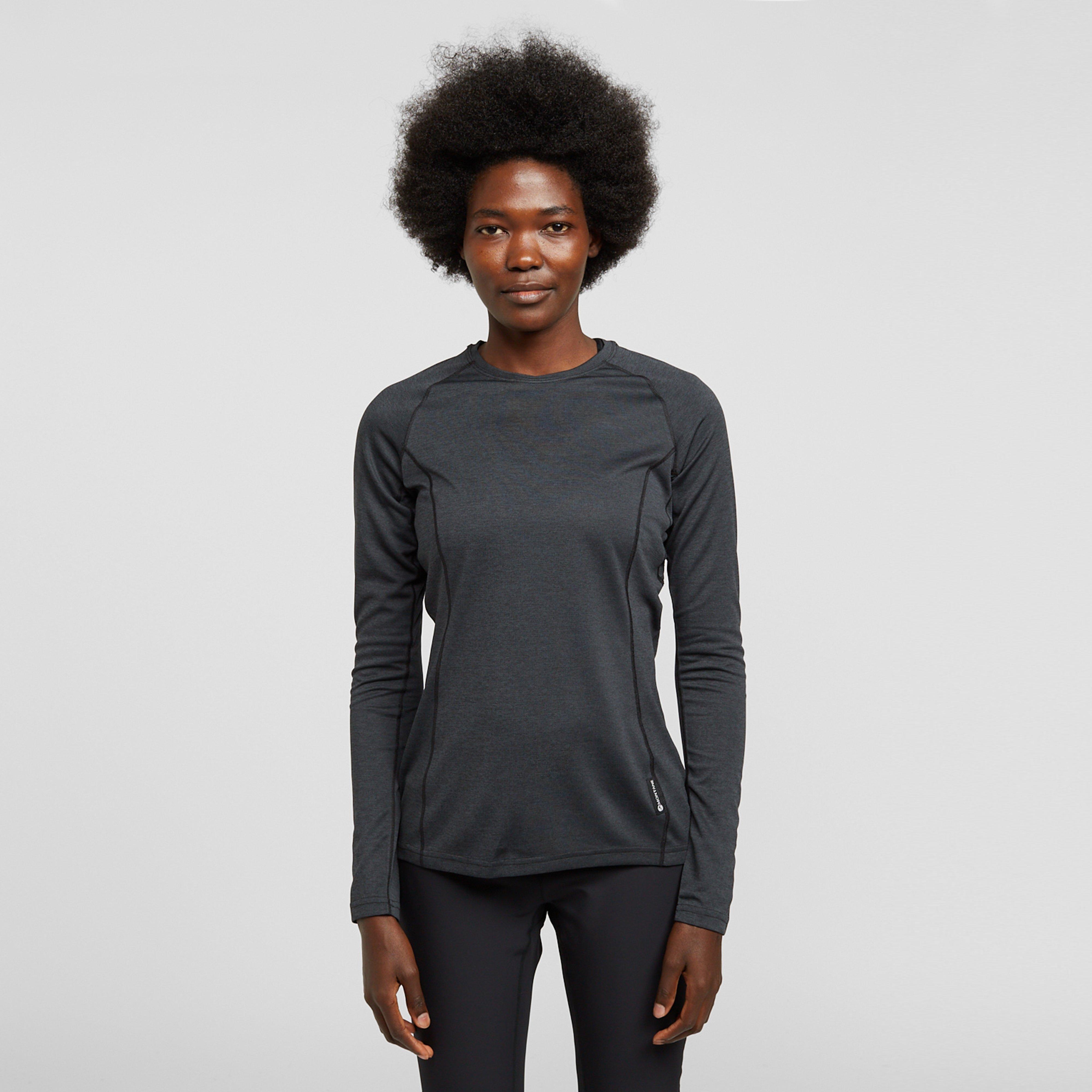 Montane Women's Dart Long Sleeve T-Shirt, Black