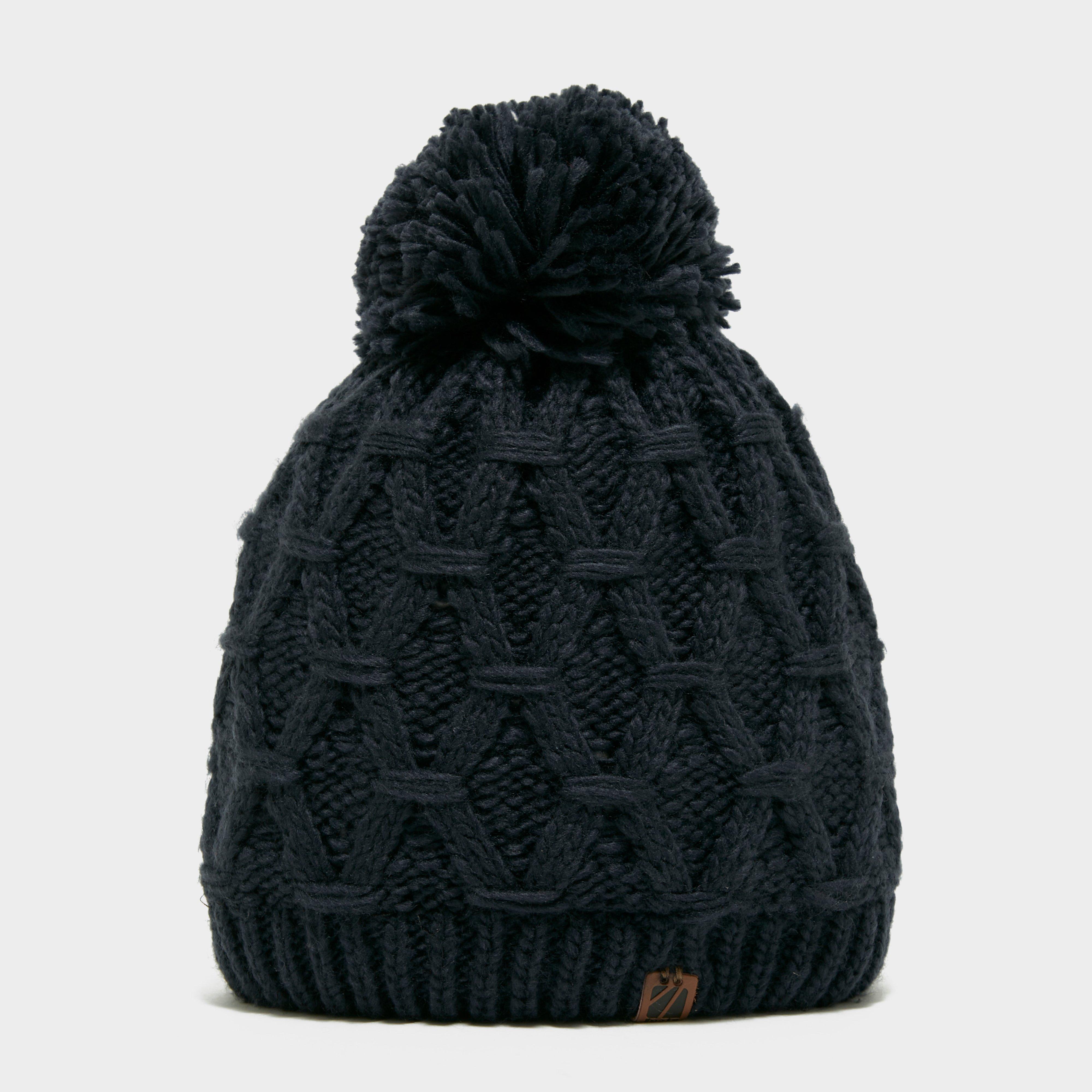 The Edge Women's Sapphire Bobble Hat, Navy