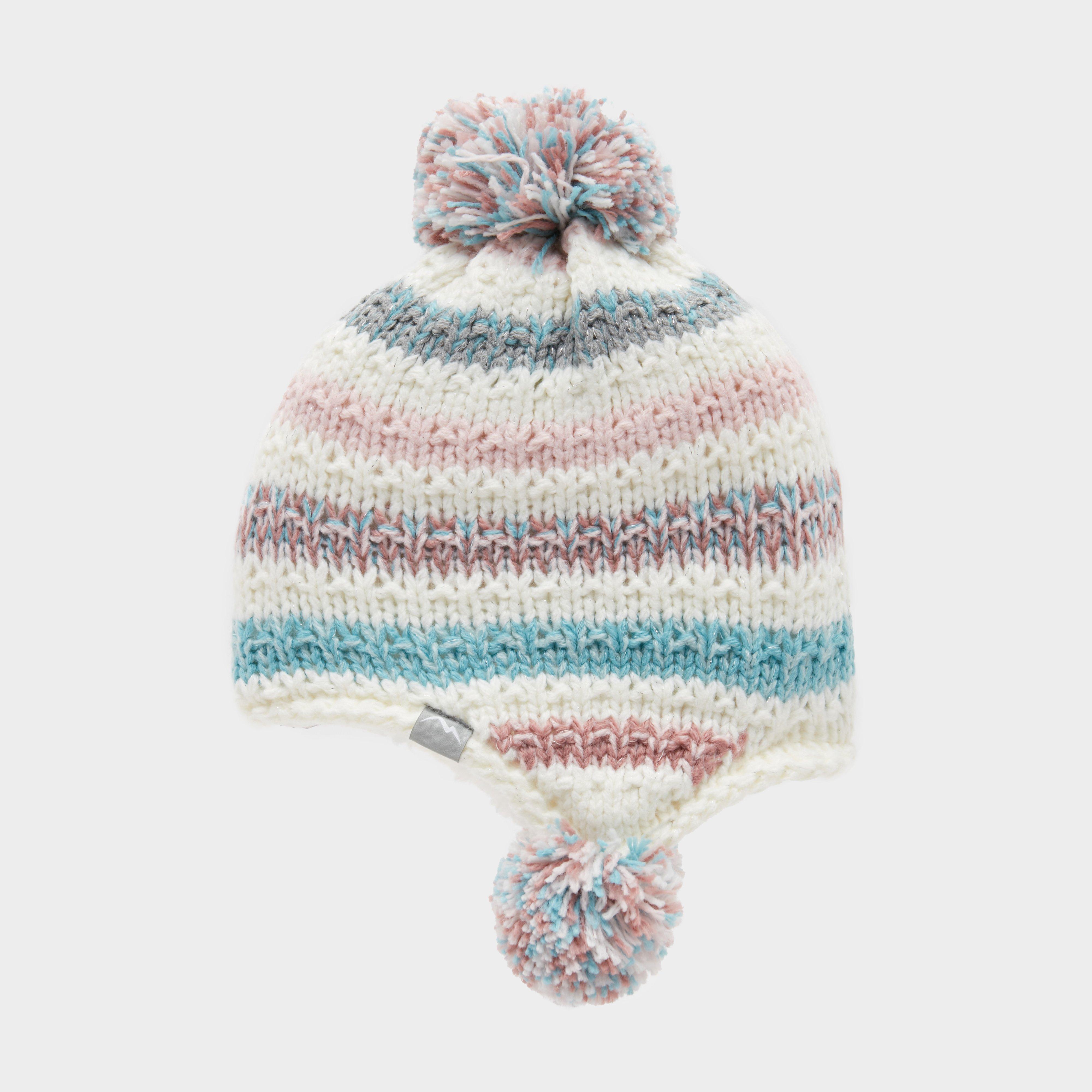Peter Storm Kids Knitted Pom Hat Multi, Multi Coloured