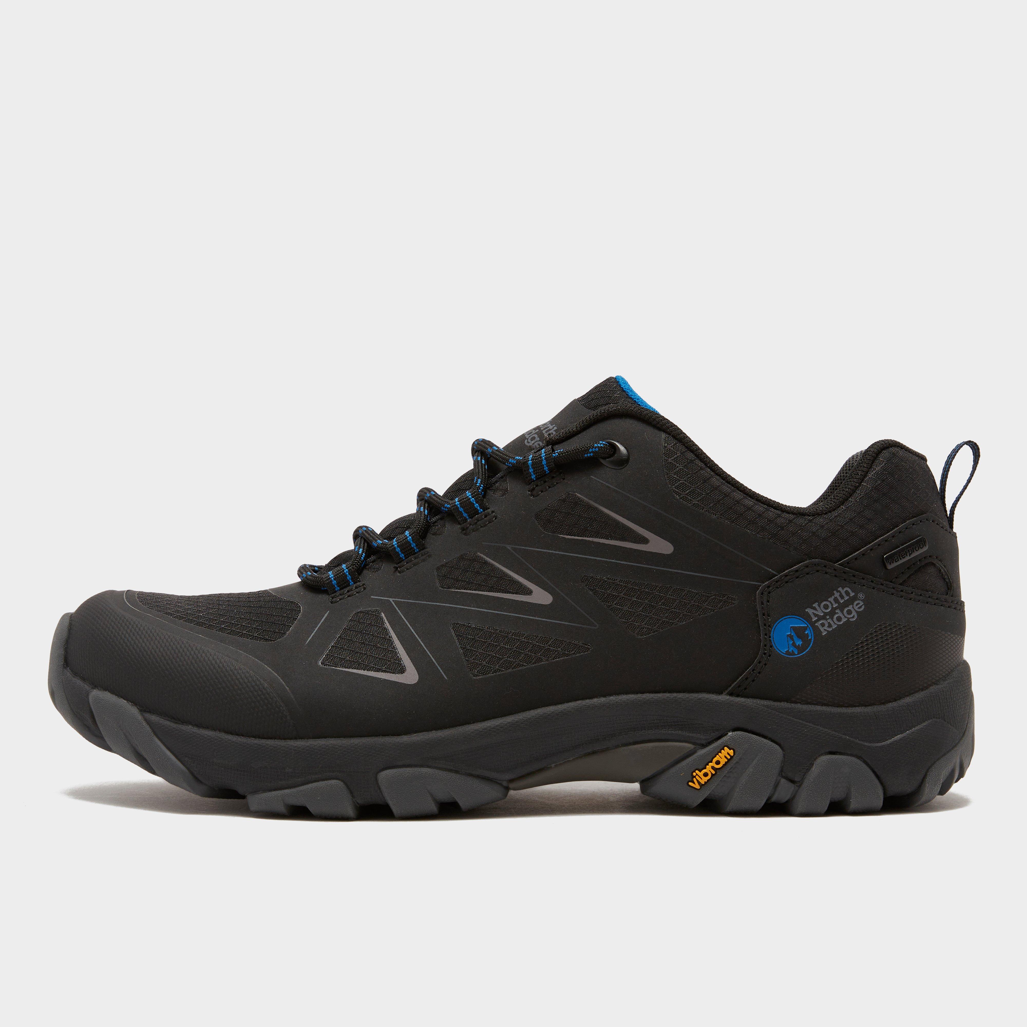 North Ridge Men's Fairfield Low Walking Shoes, Black