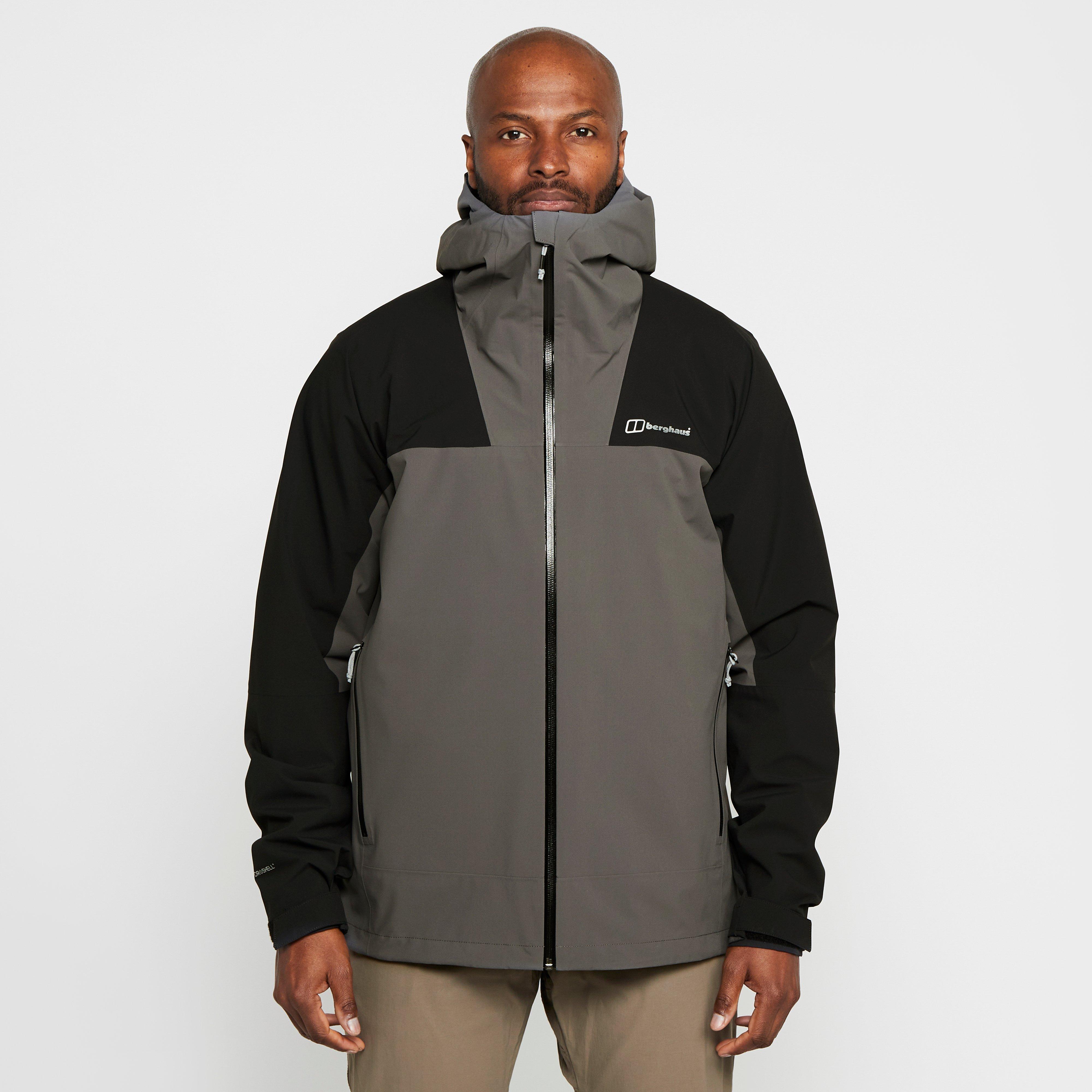 Berghaus Men's Boreen Stretch Waterproof Jacket, Grey
