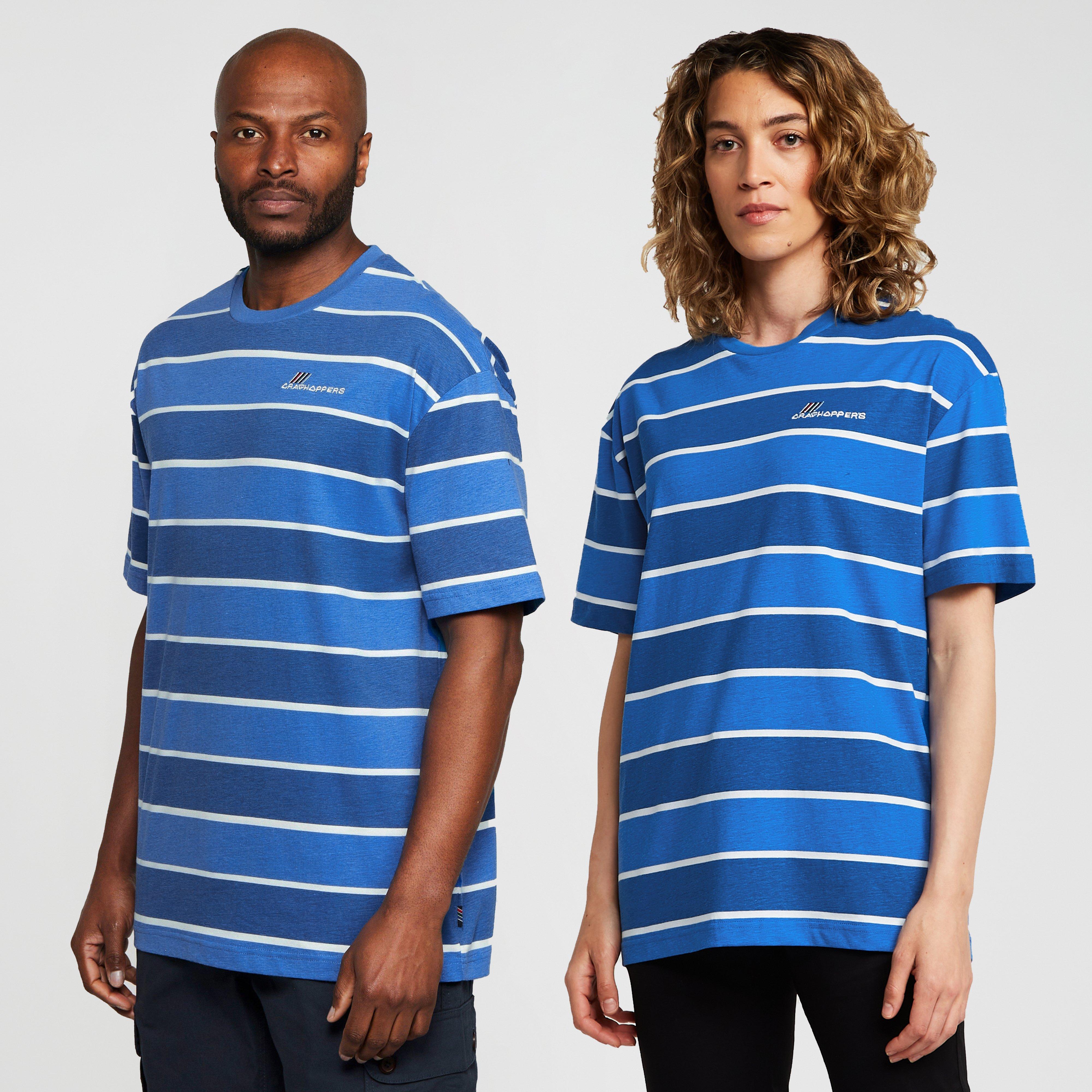 Craghoppers Unisex Ventura Short Sleeved T-Shirt, Blue
