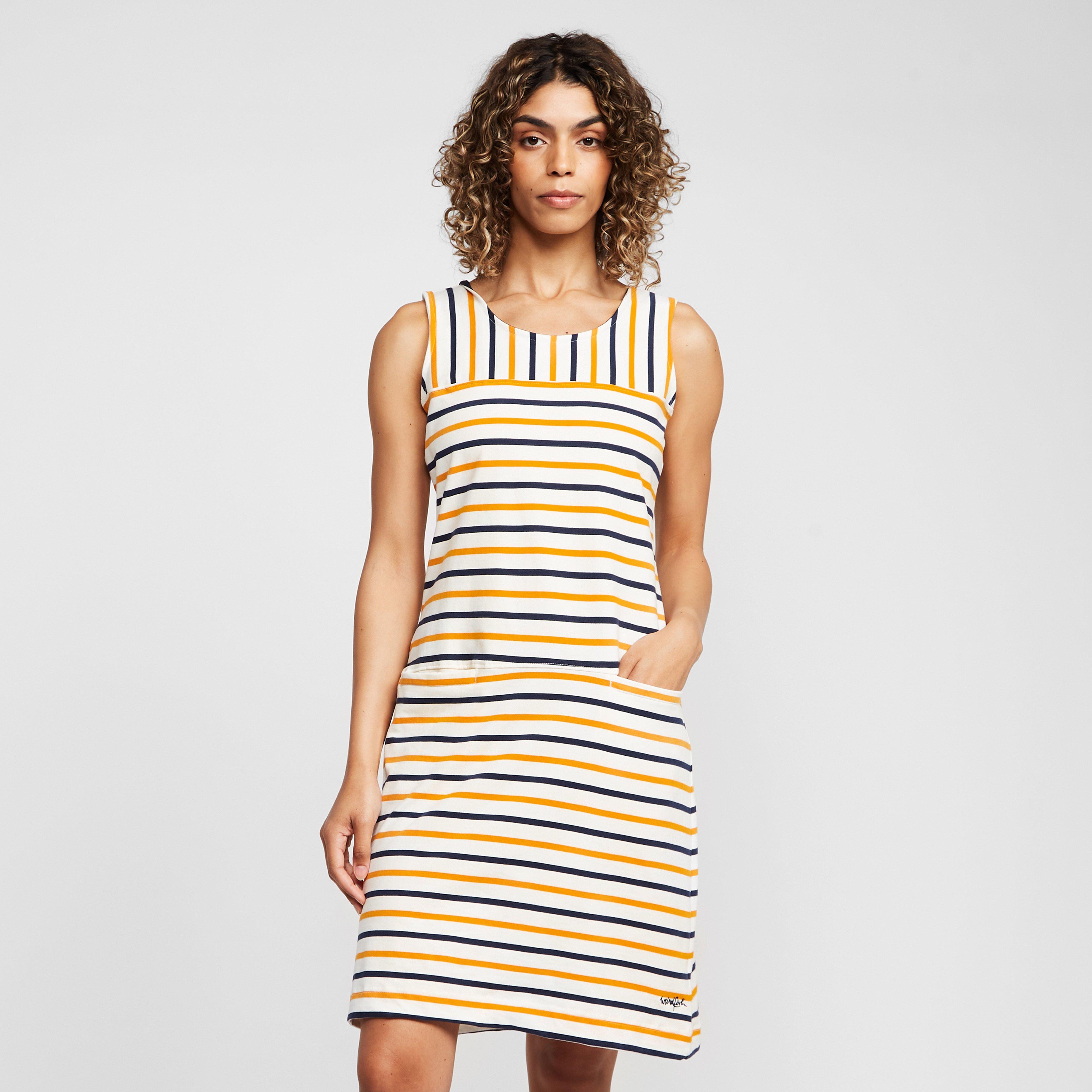 Weird Fish Women's Risso Dress, Cream