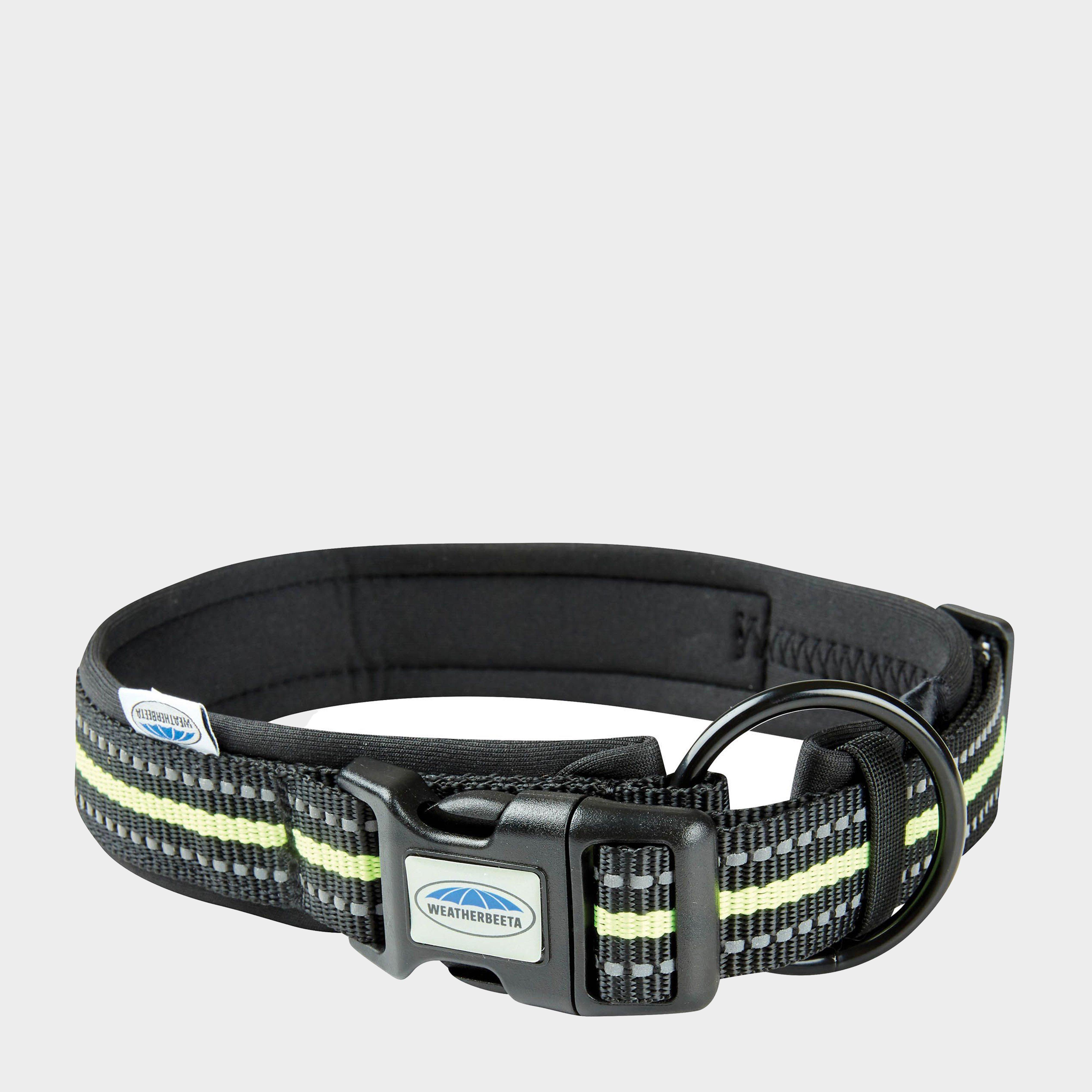 WeatherBeeta Reflective Dog Collar Medium, Black