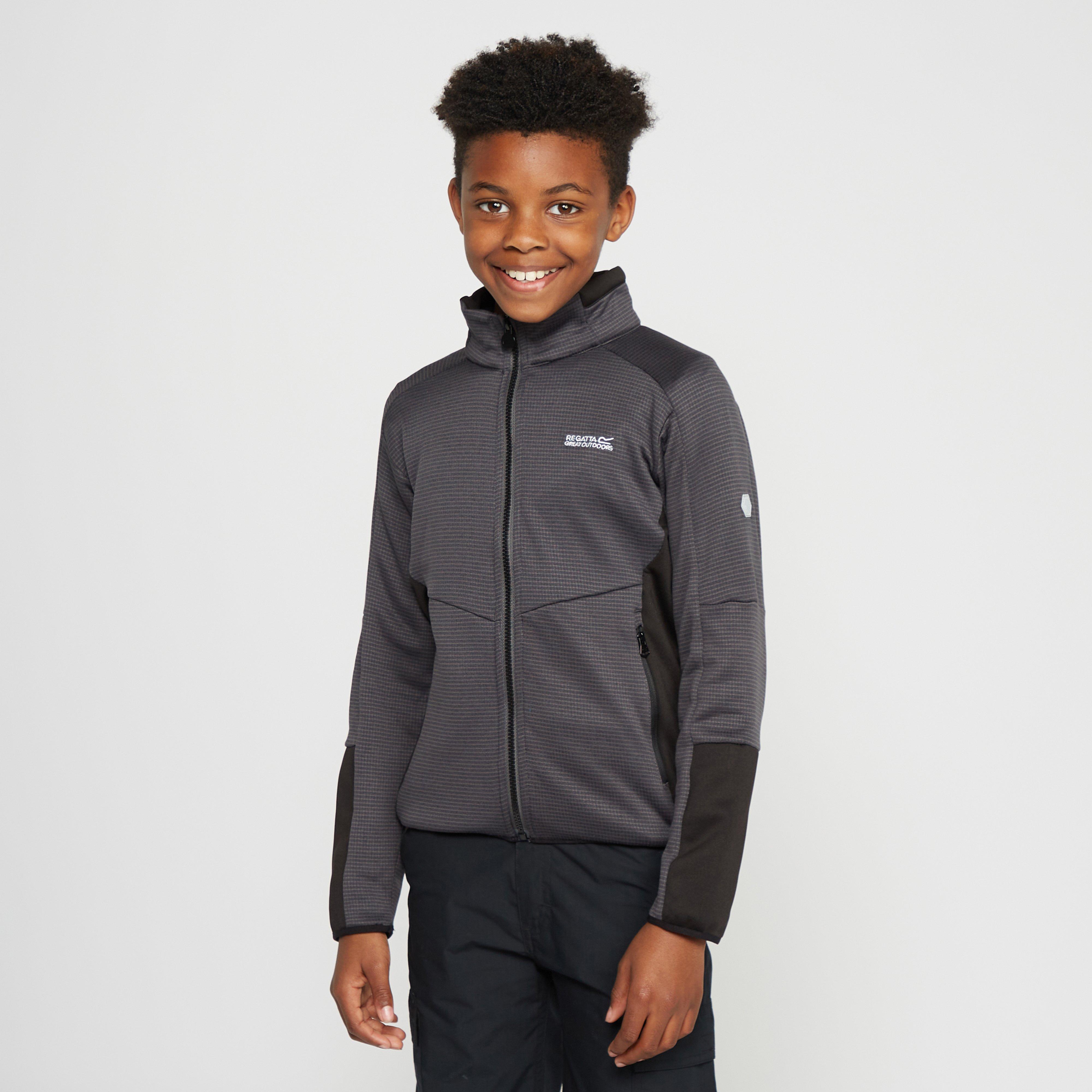 Regatta Kids' Highton Winter III Full-Zip Fleece, Grey