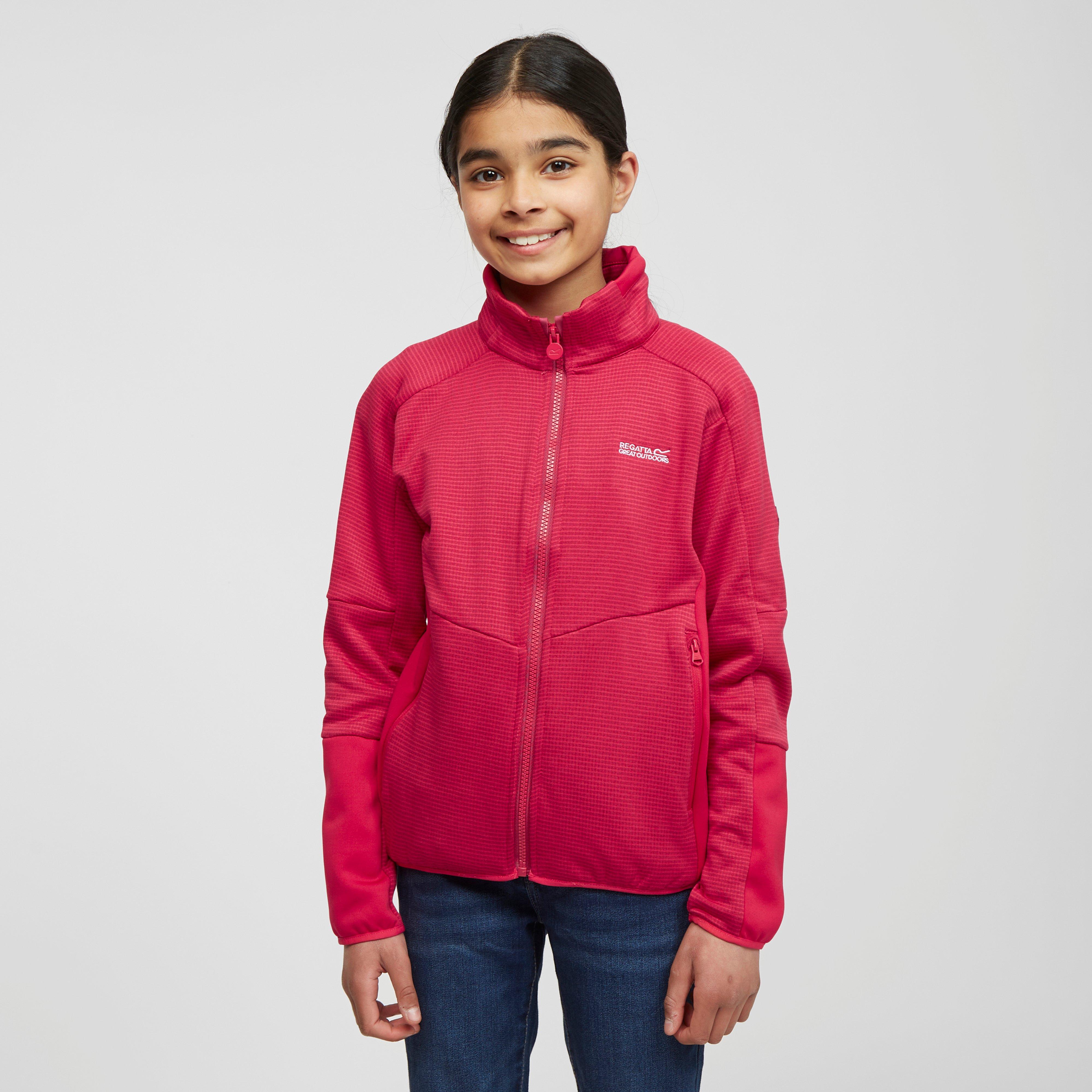 Regatta Kids' Highton Winter III Full-Zip Fleece, Pink