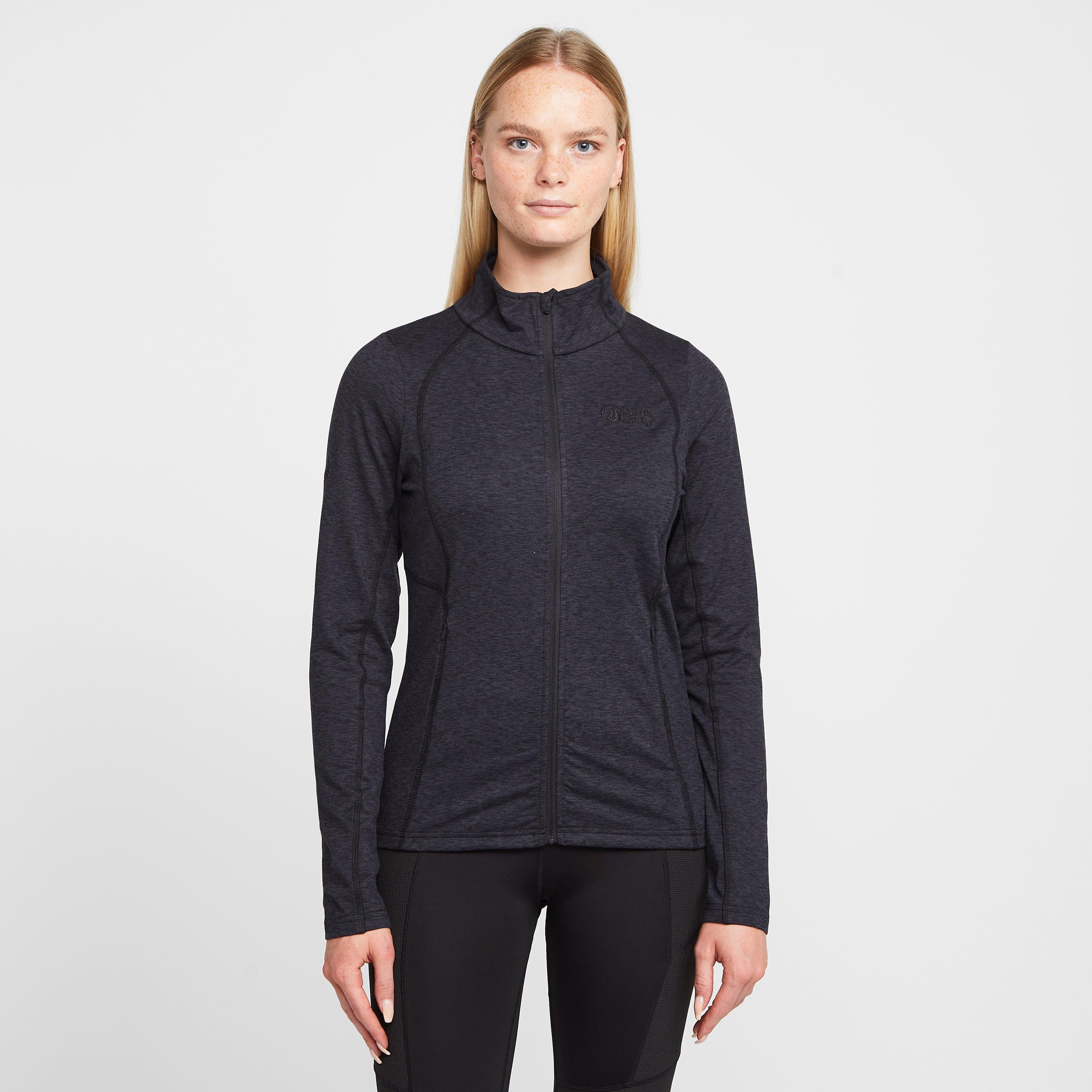 North Ridge Women's Activity Full-Zip Fleece, Black