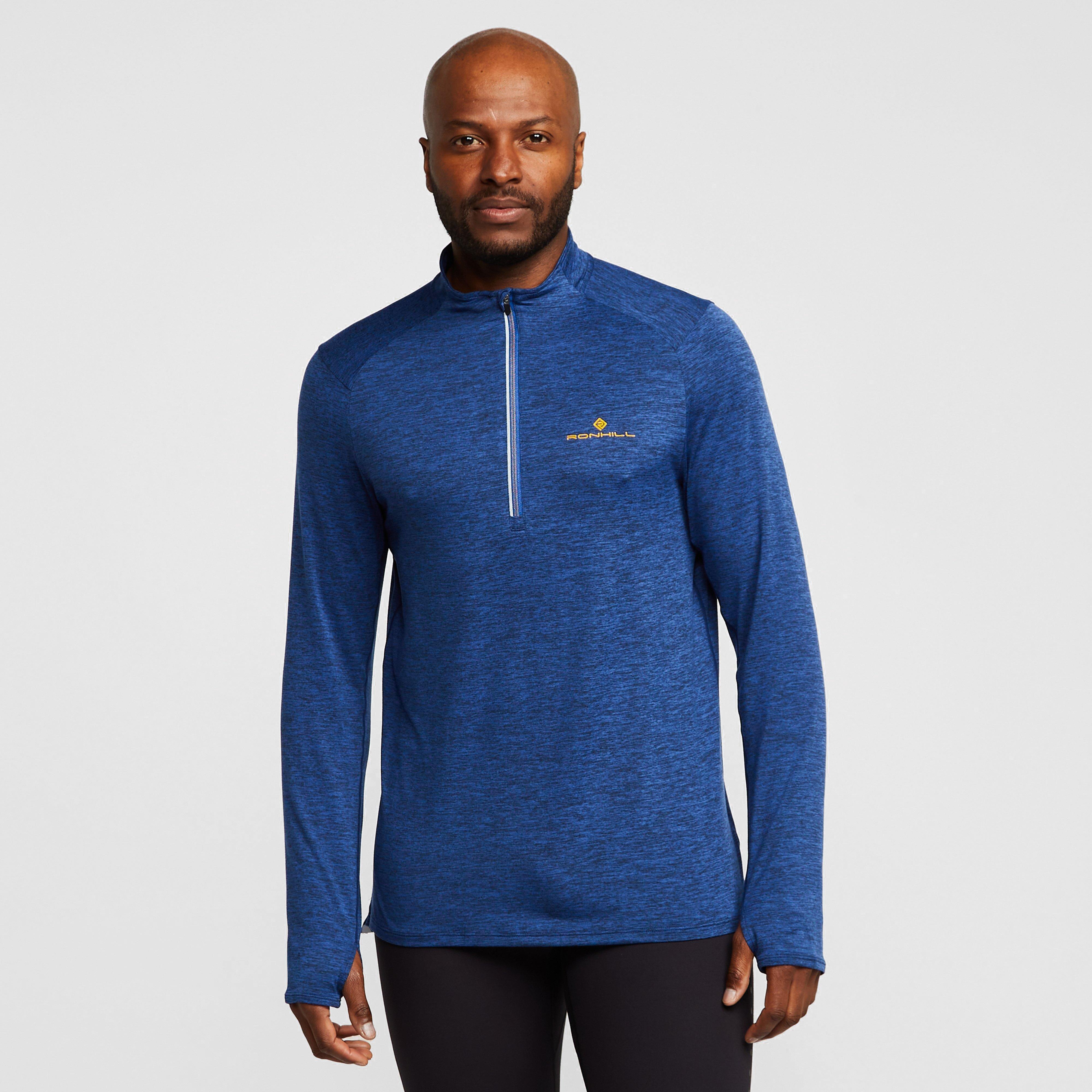 Ronhill Men's Life Practice Half Zip Long Sleeve Tee