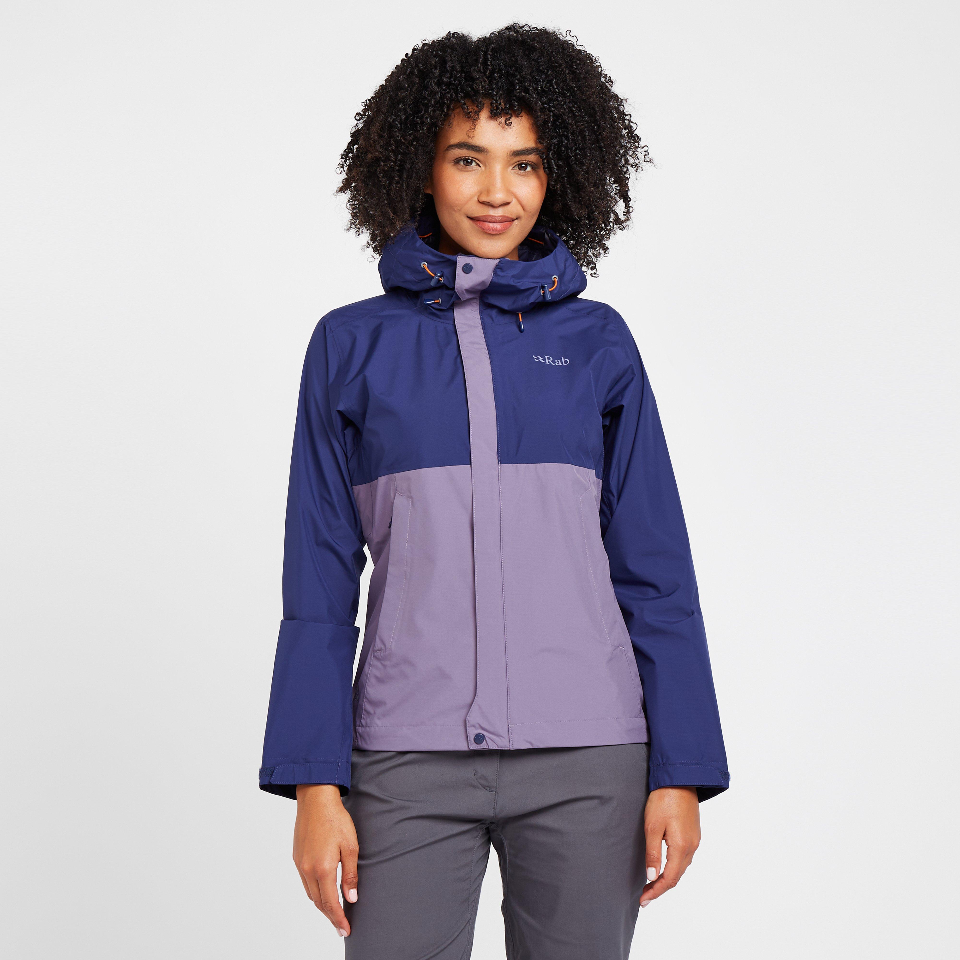 Rab Women's Downpour ECO Waterproof Jacket, Blue