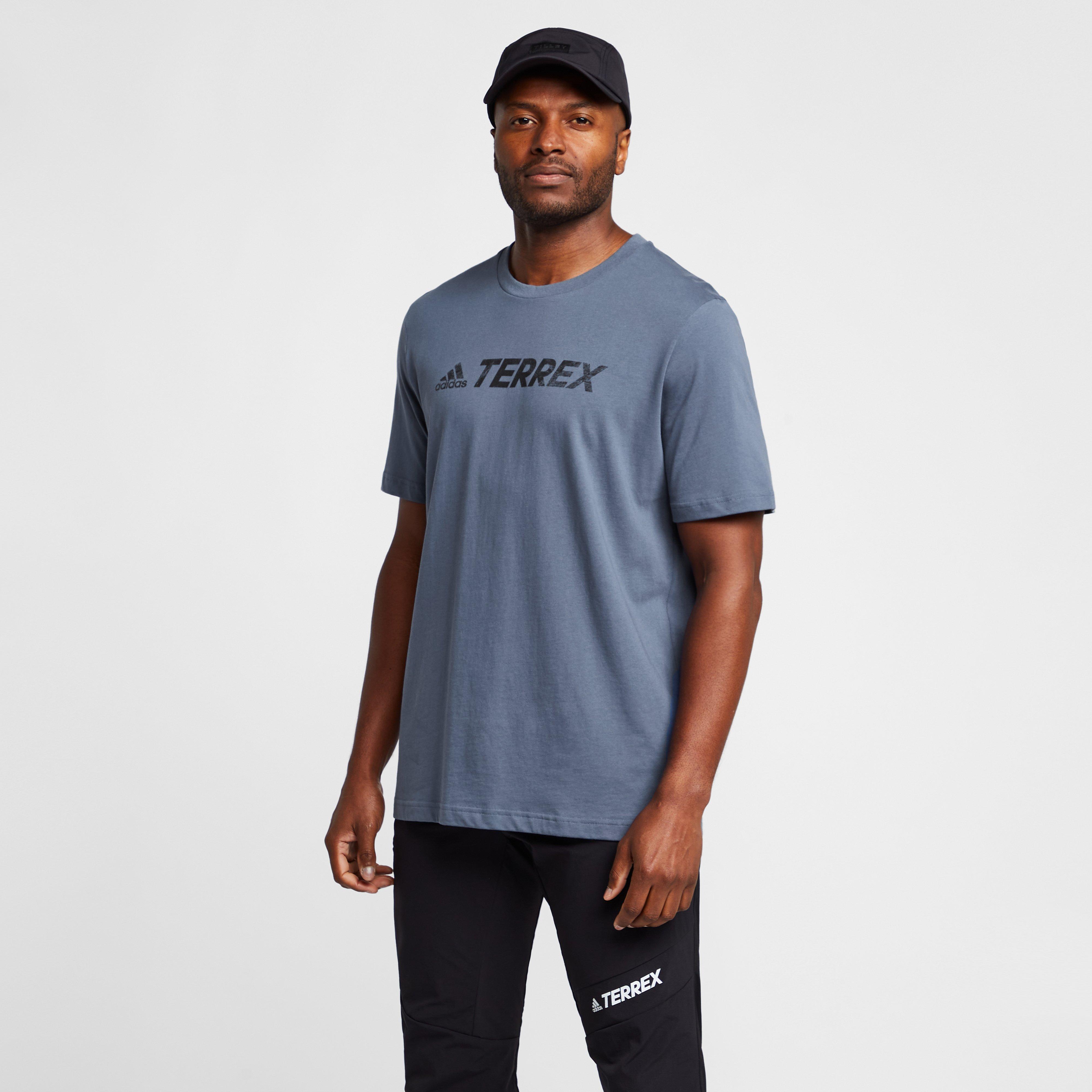 adidas Terrex Men's Logo Graphic Hoodie, Blue