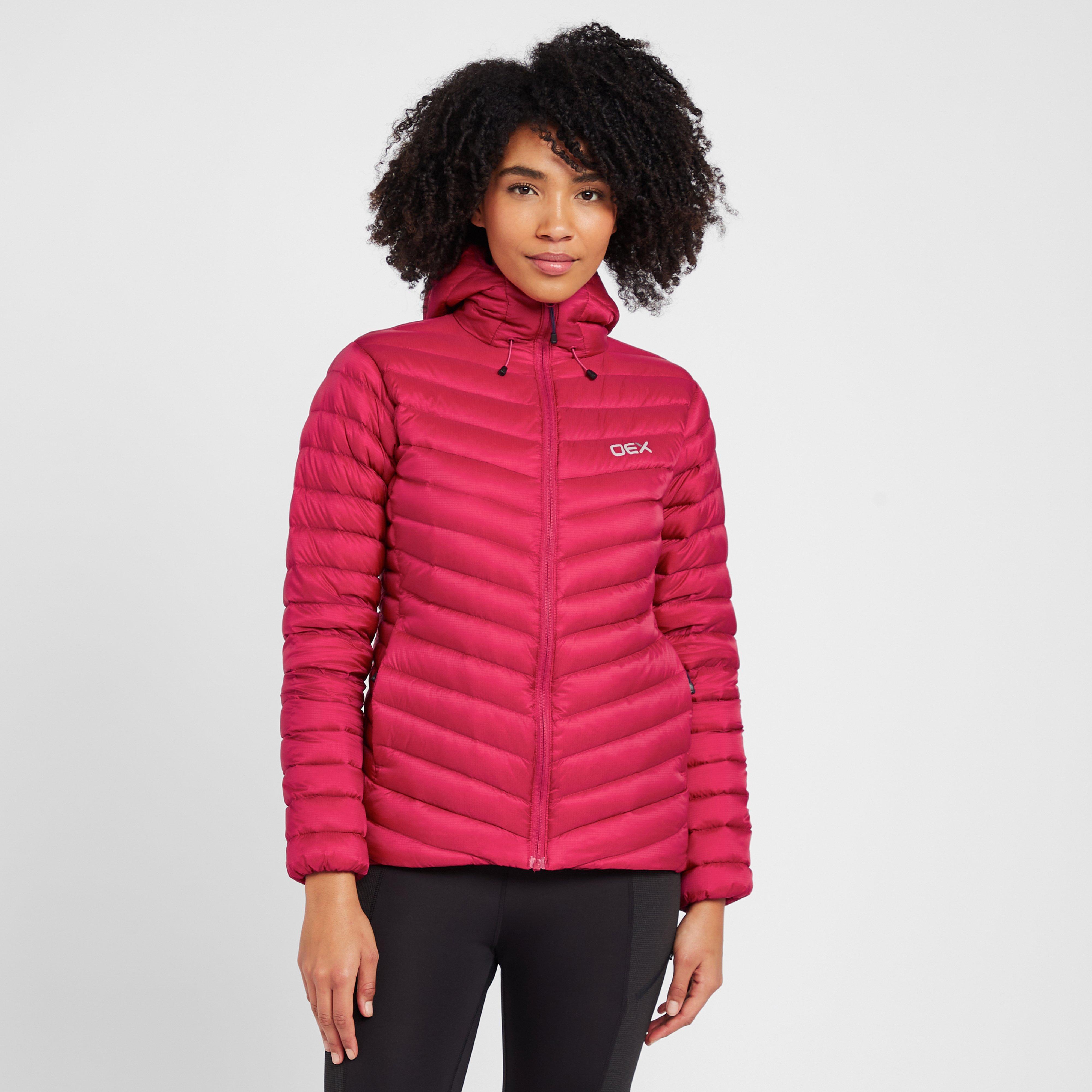 Oex Women's Kintra Down Jacket - Pink, Pink