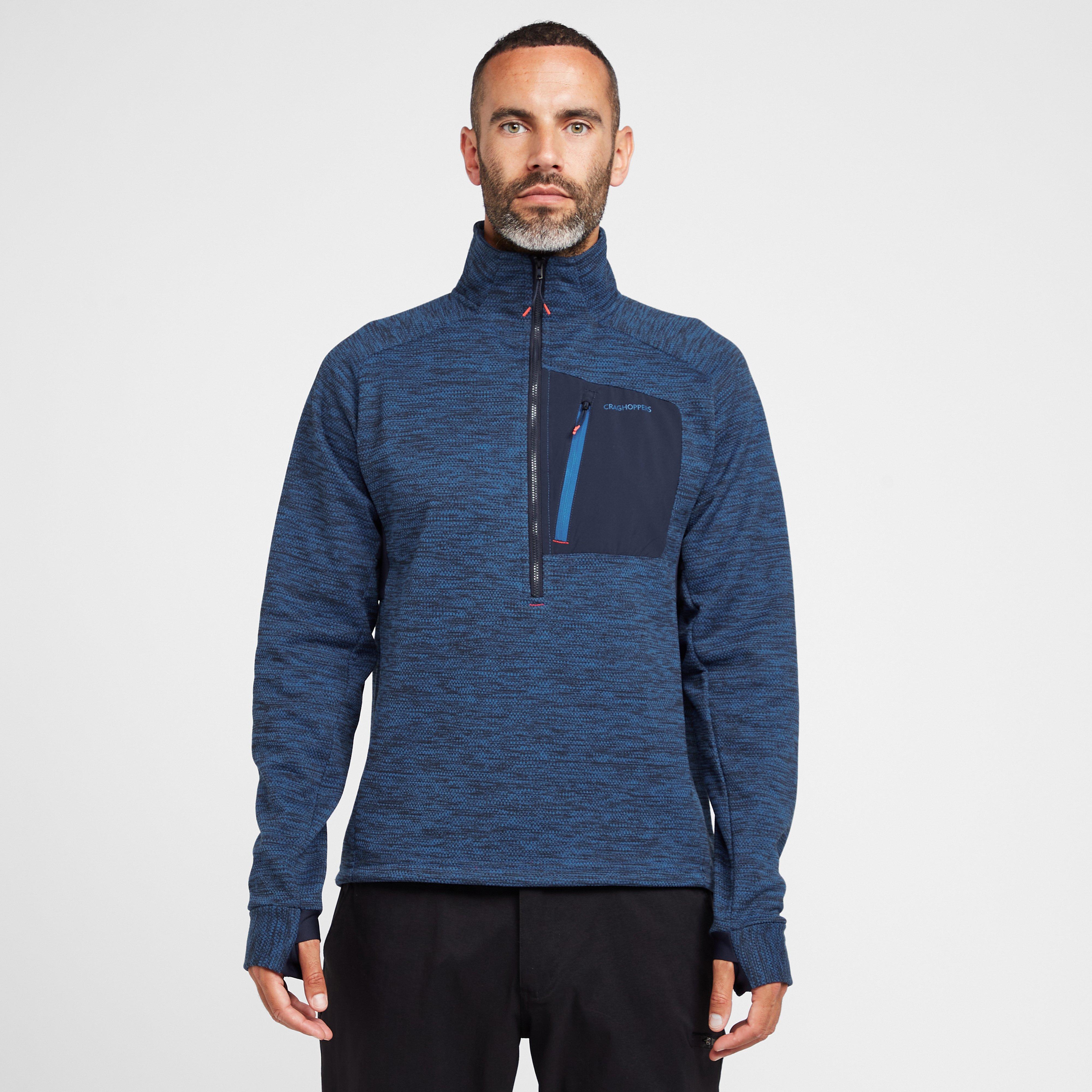 Craghoppers Men's Tarbert Half Zip Fleece, Blue
