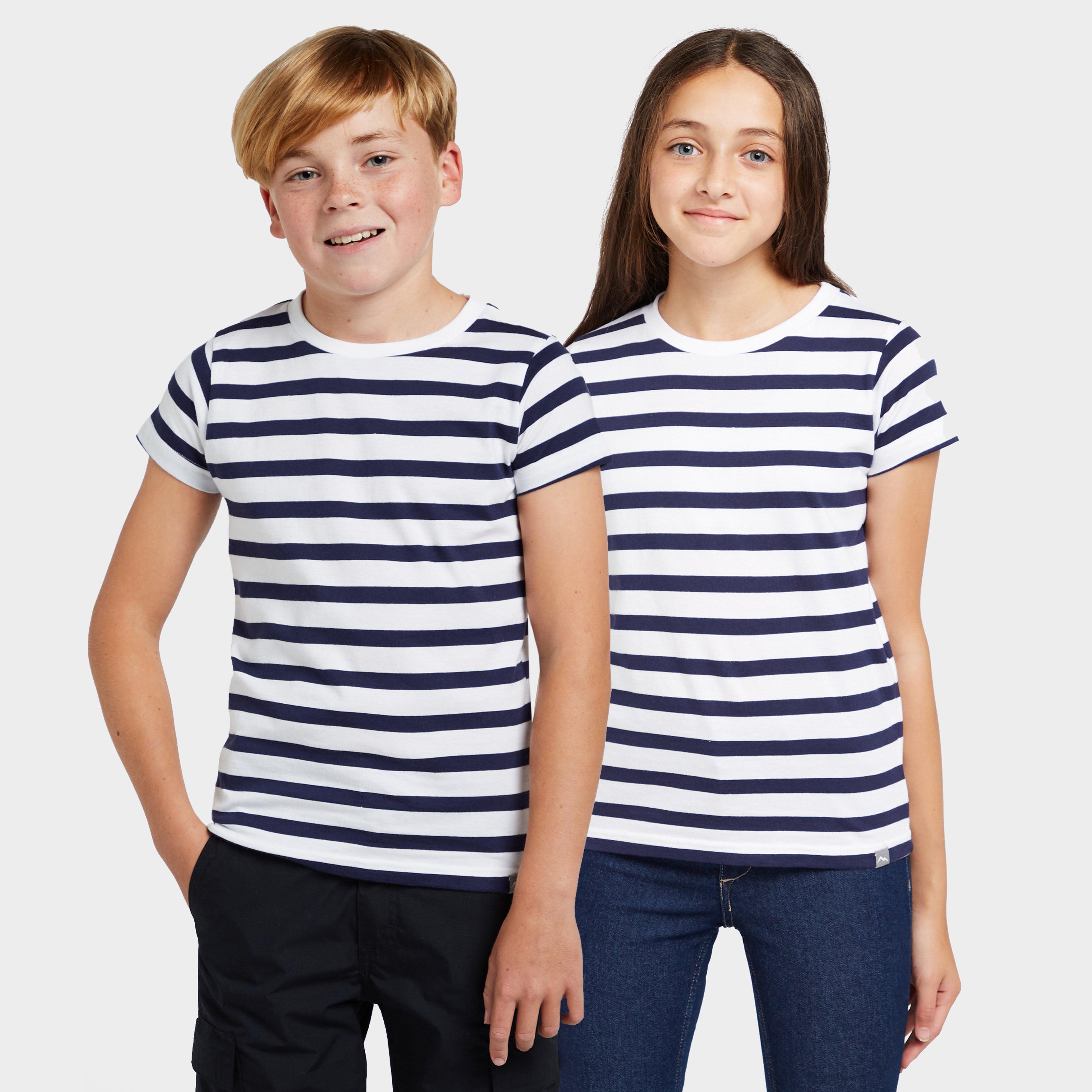 Peter Storm Kids' Striped Tee, Navy