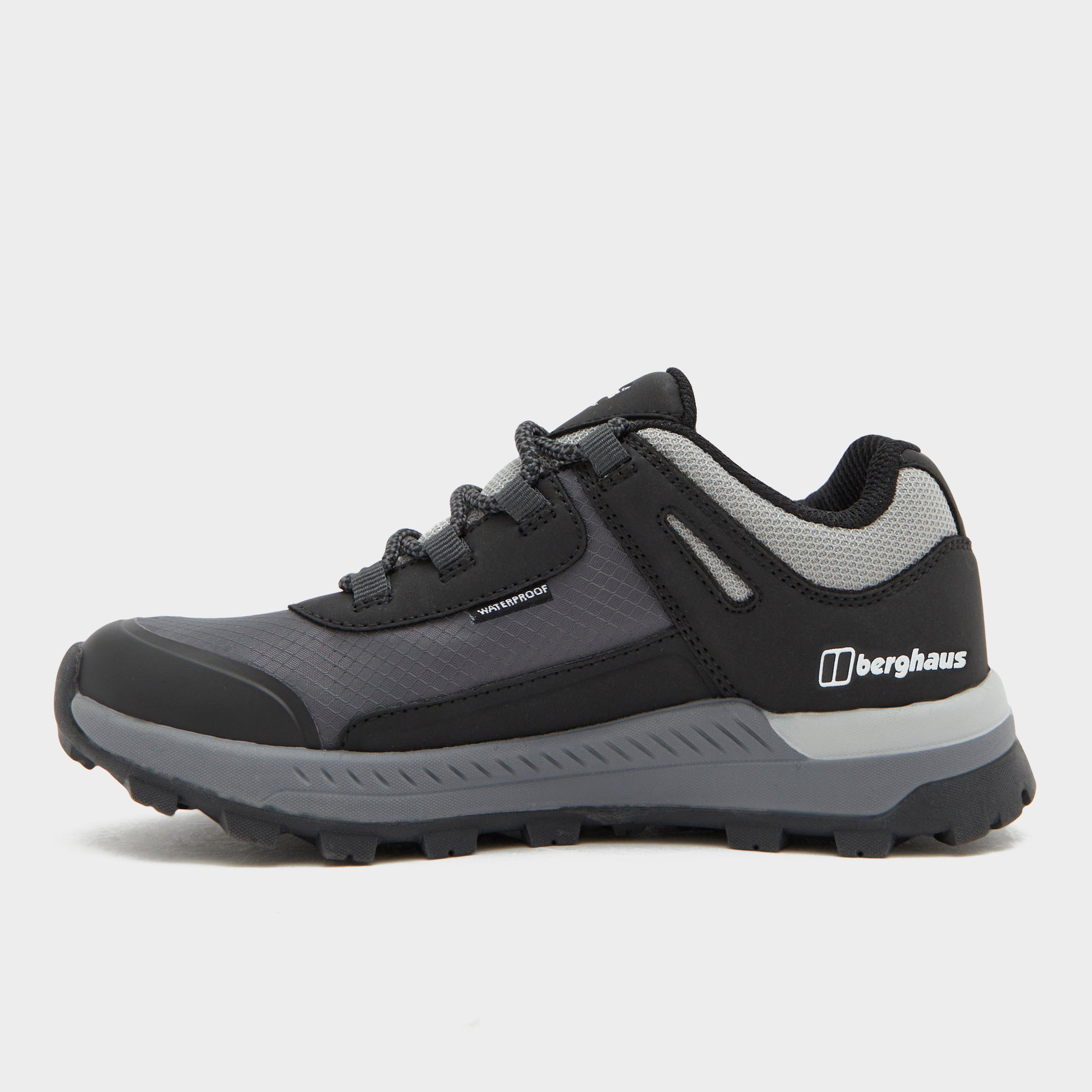 Berghaus Kids' Galactic Low Waterproof Walking Shoe, Black