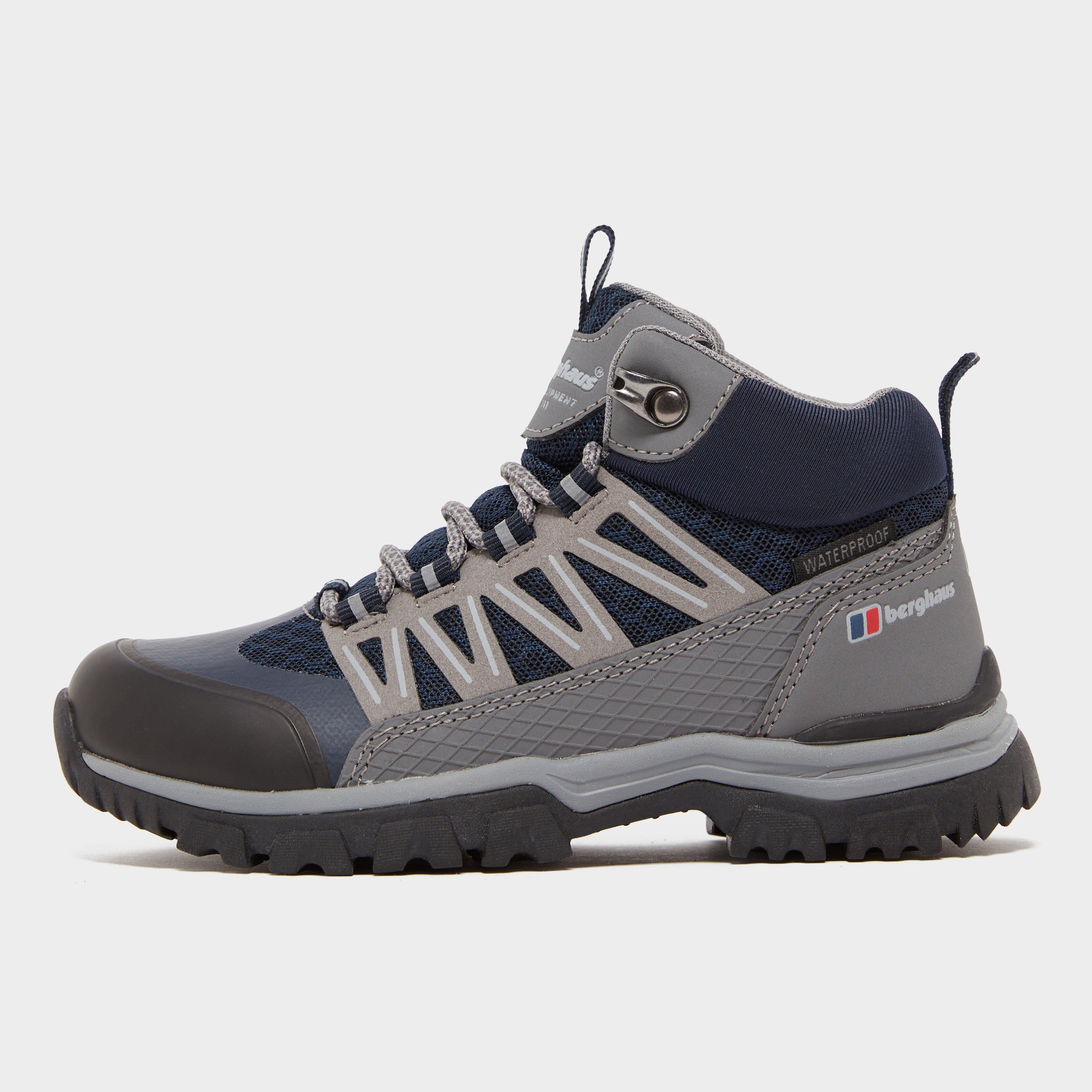 Berghaus Kids' Explorer Mid Waterproof Hiking Boot, Navy