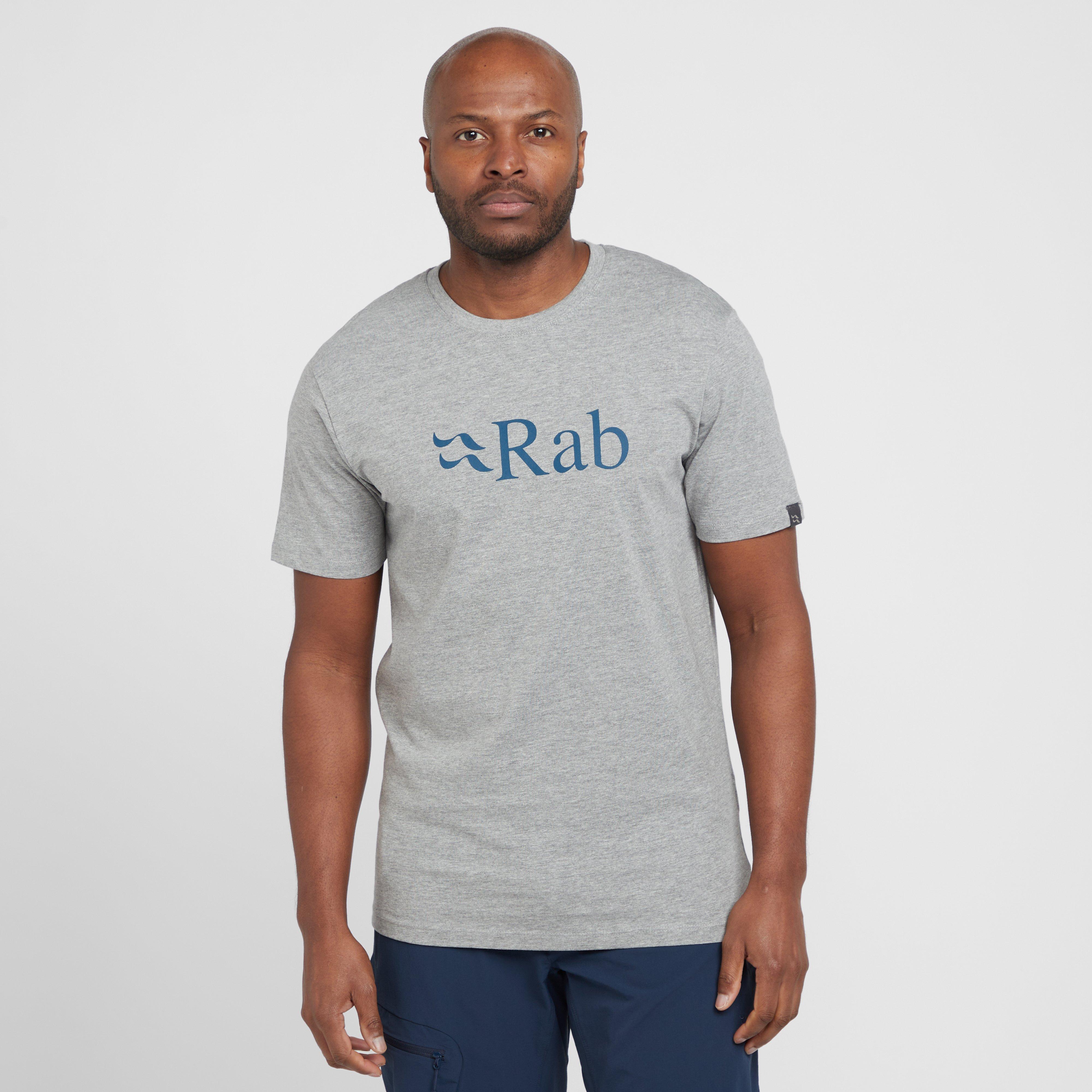 Rab Men's Stance Logo Short Sleeved T-Shirt, Grey