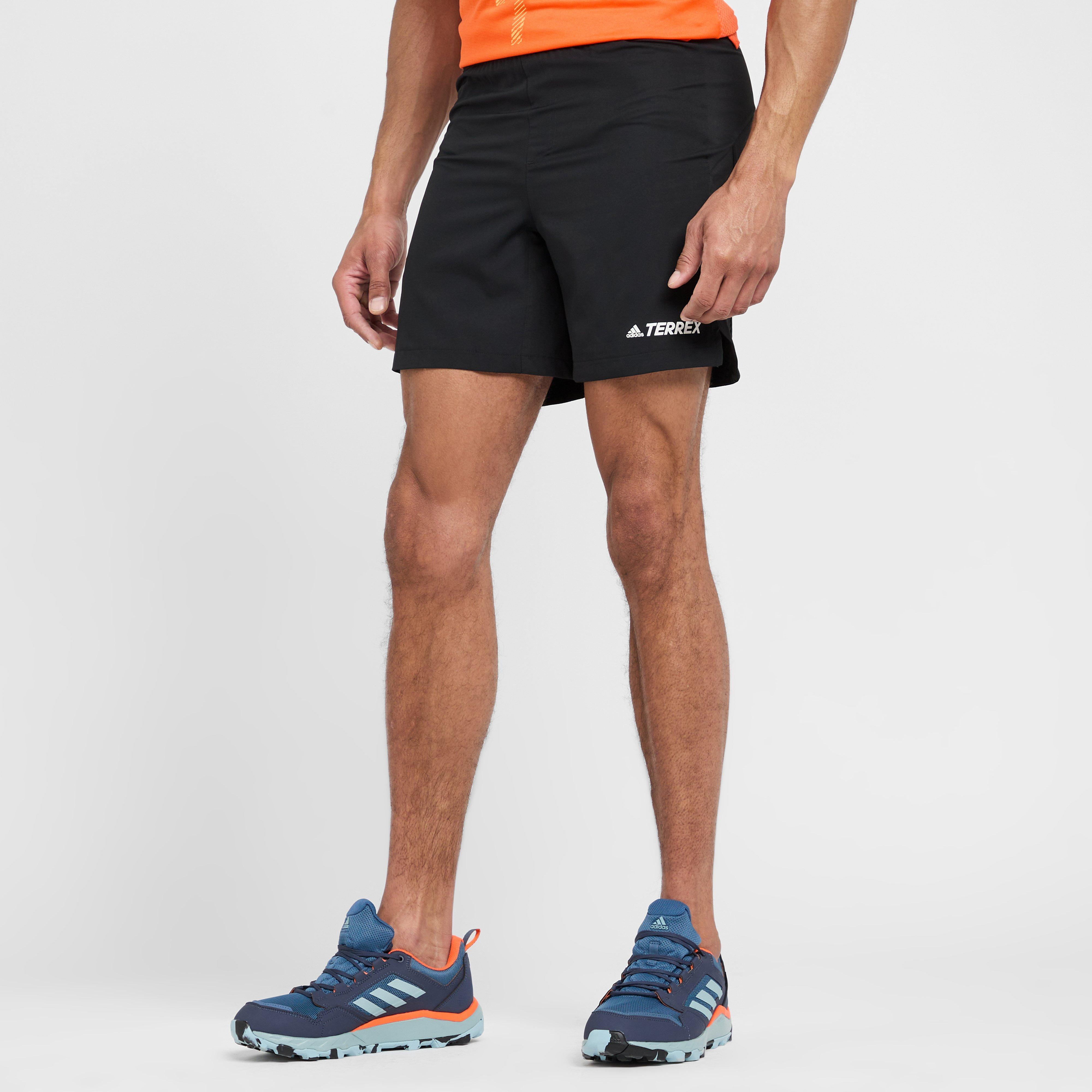 adidas Terrex Men's Trail Running Shorts, Black