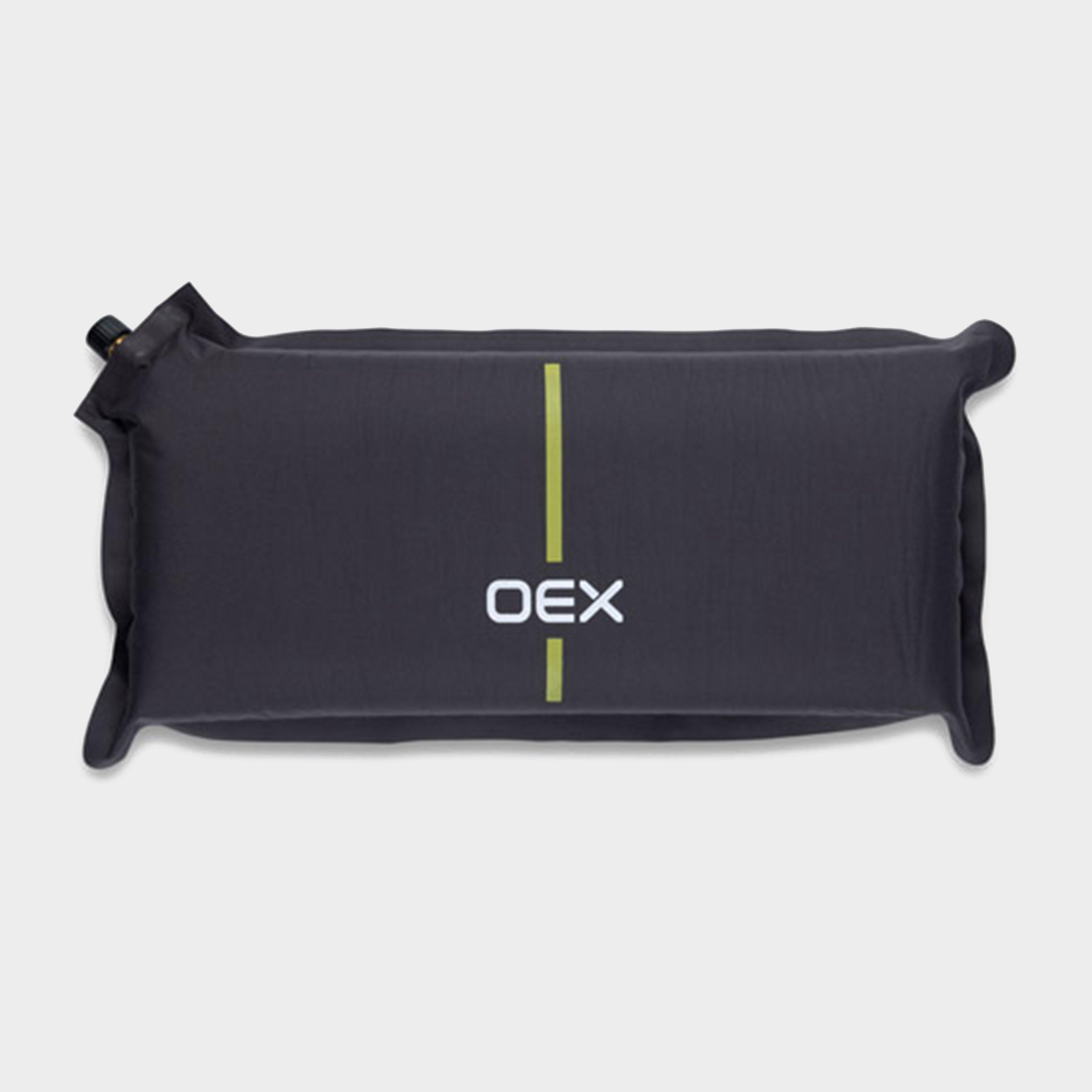 OEX Traverse Self-inflating Pillow, Dark Grey