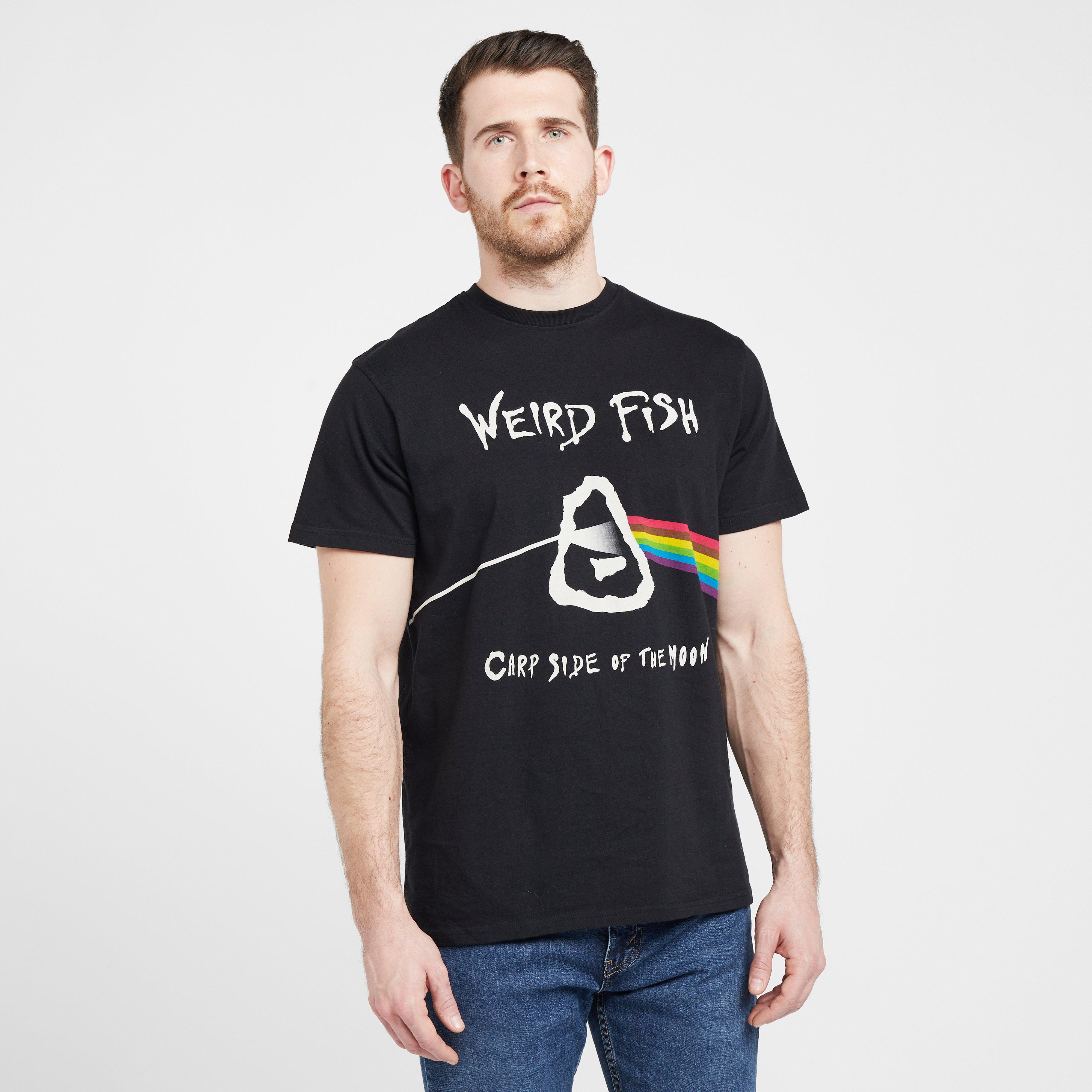 Weird Fish Men's Carp Side T-Shirt, Black