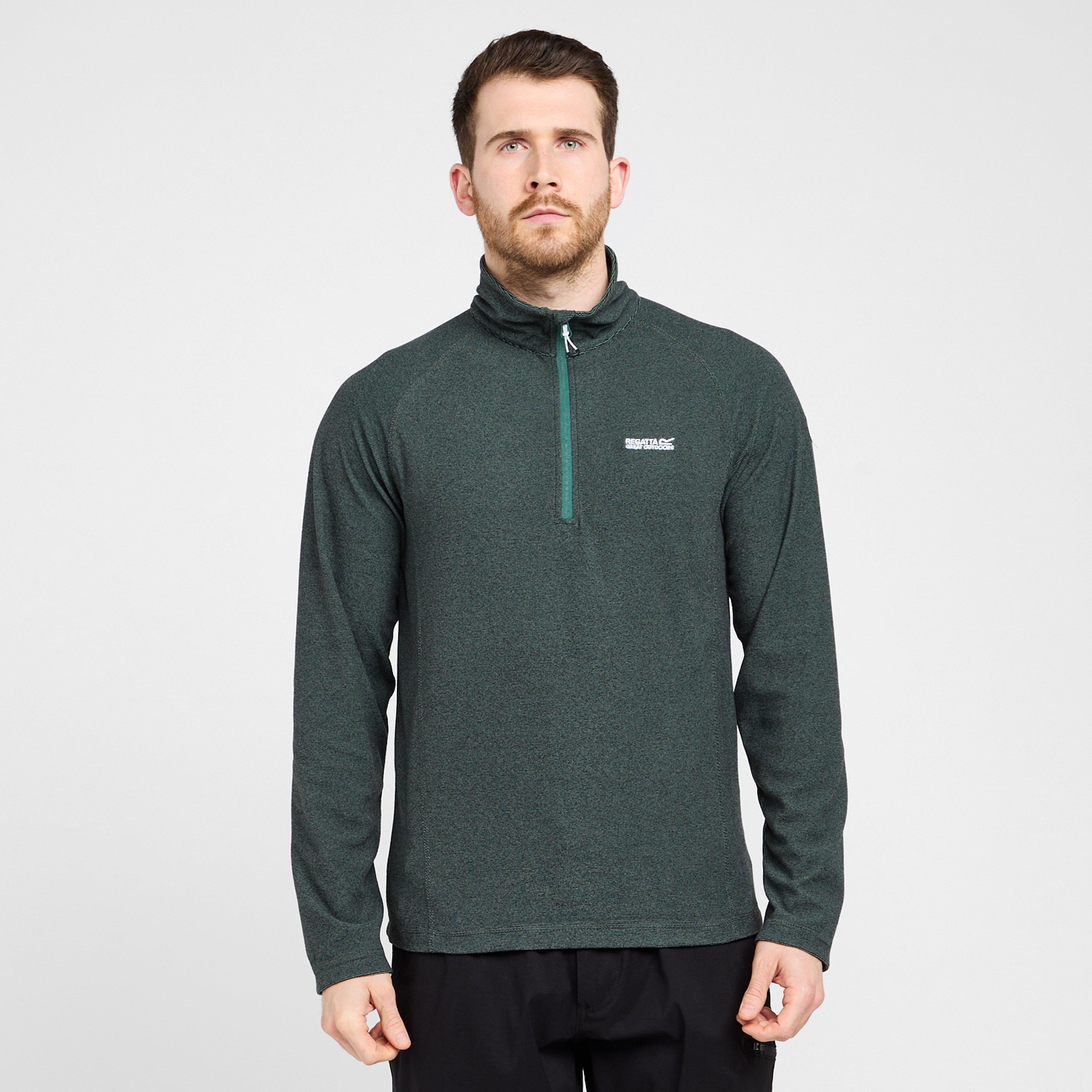 Regatta Men's Montes Lightweight Half Zip Fleece, Green