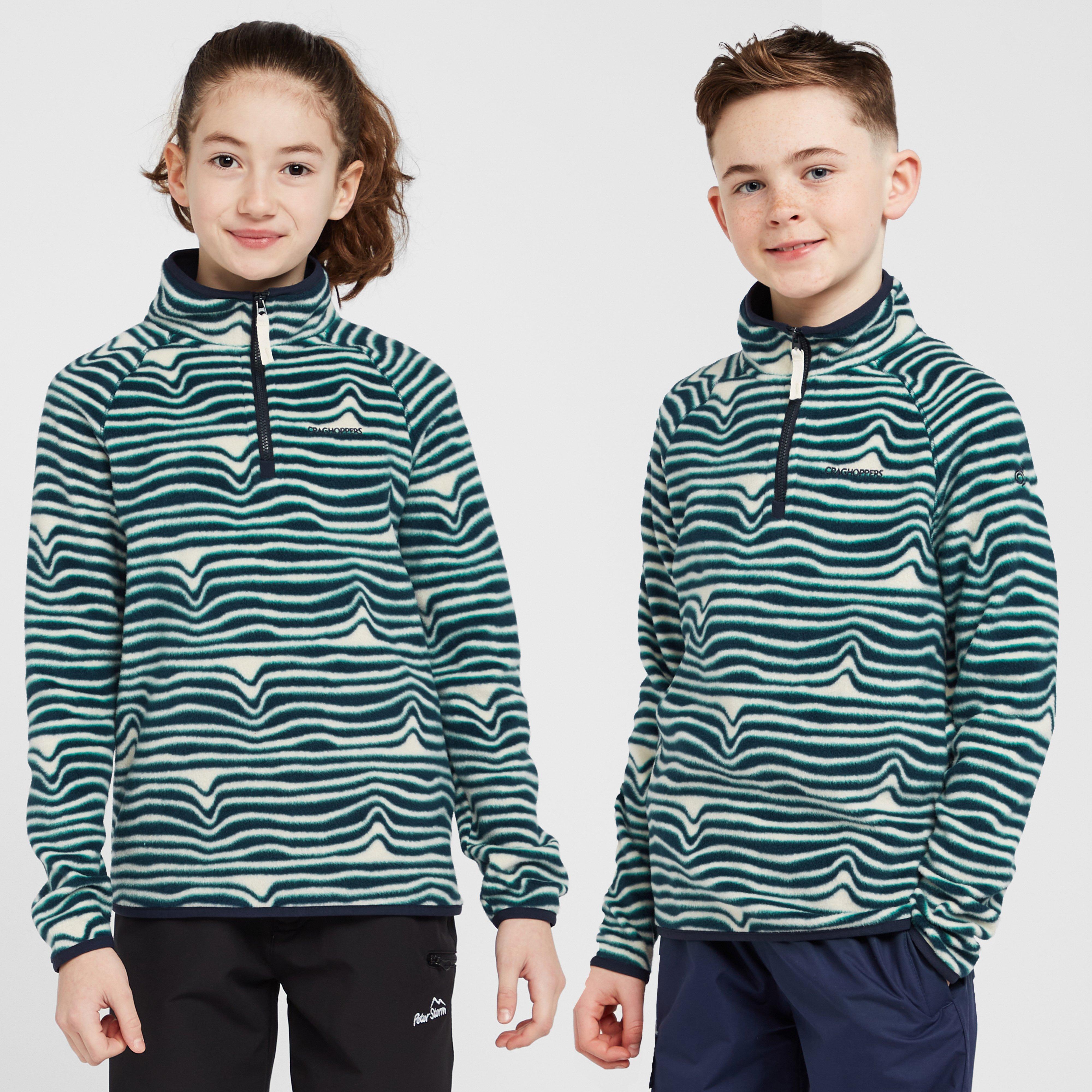 Craghoppers Kids' Kai Half Zip Fleece, Blue