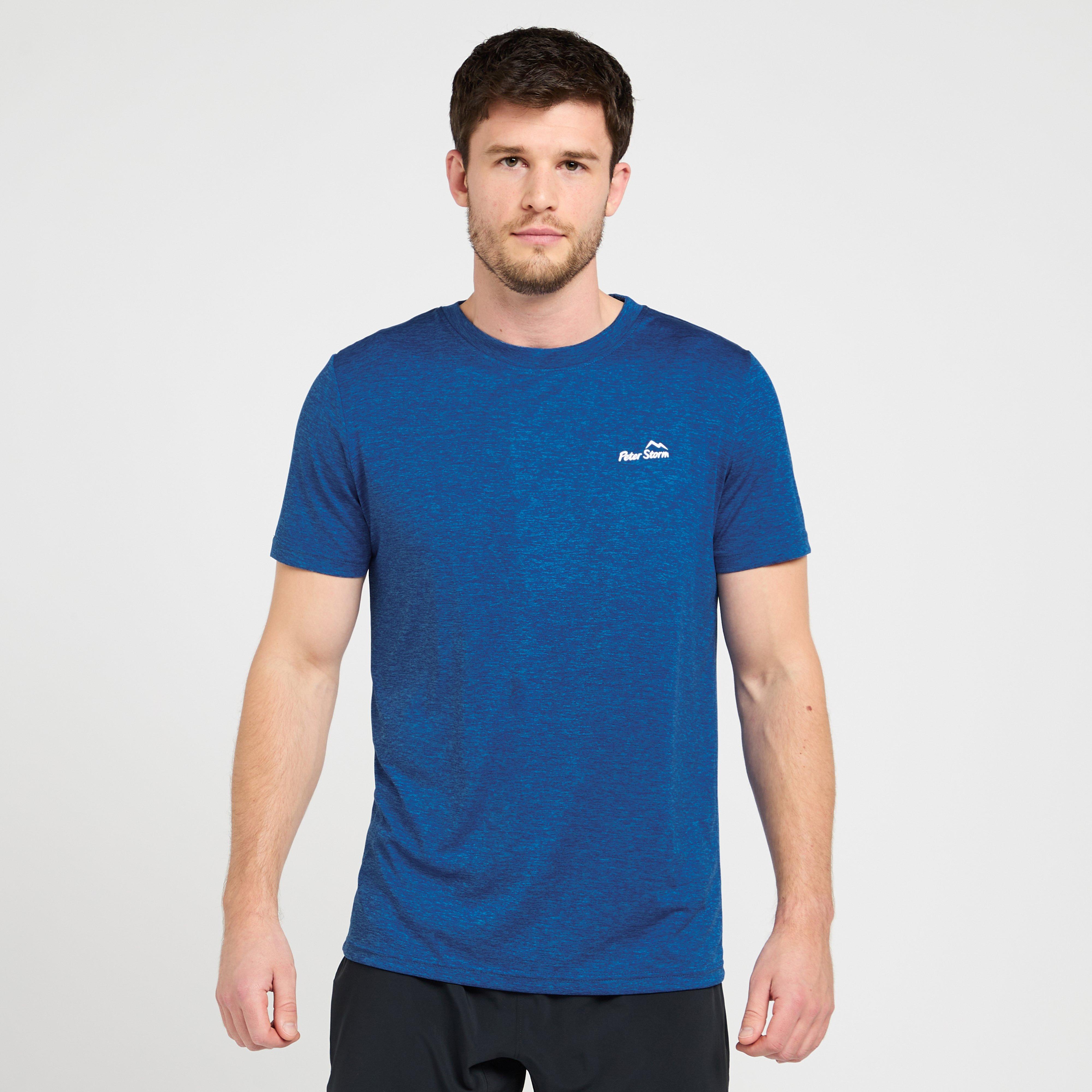 Peter Storm Men's Active Short Sleeve T-Shirt, Blue