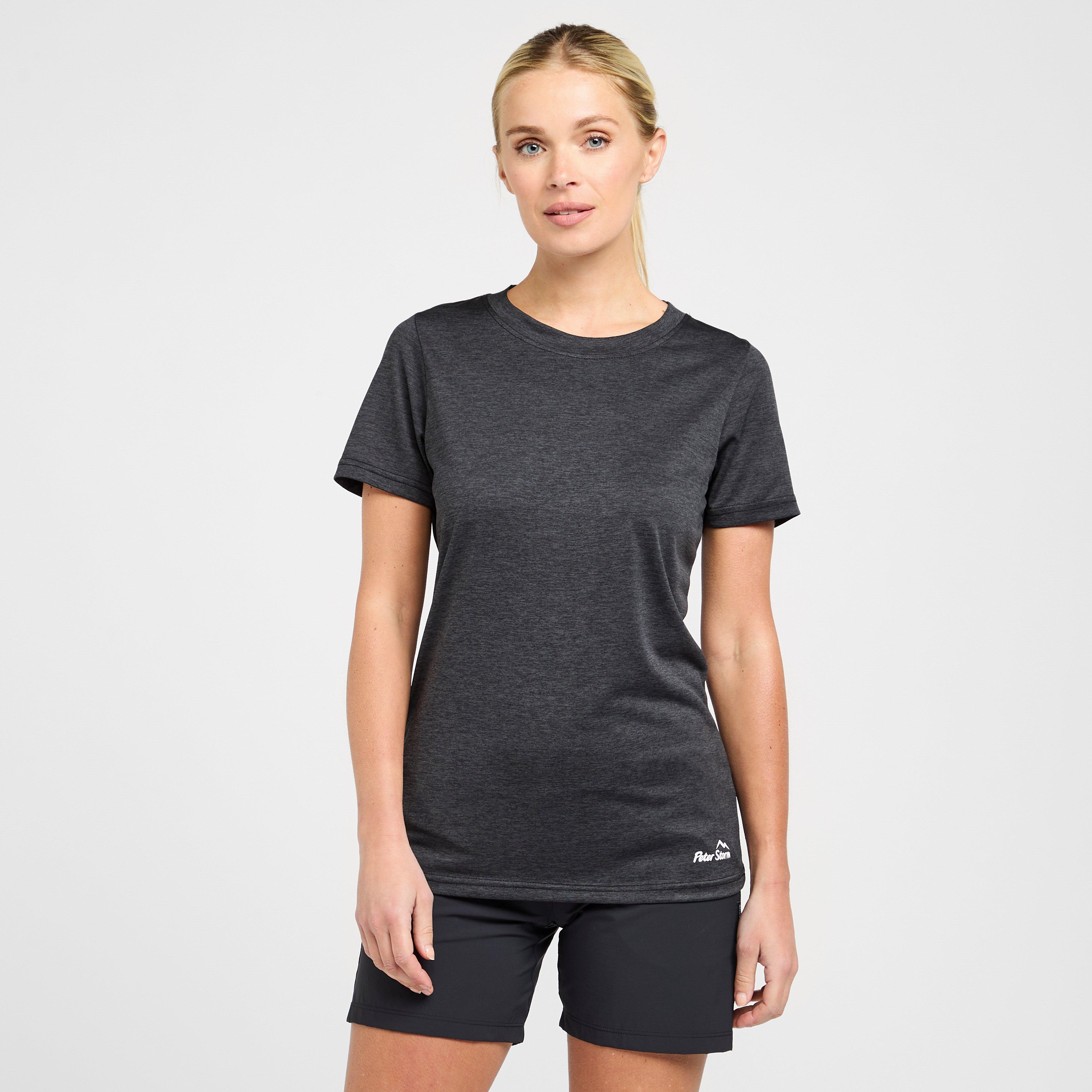 Peter Storm Women's Active Short Sleeve T-Shirt, Black