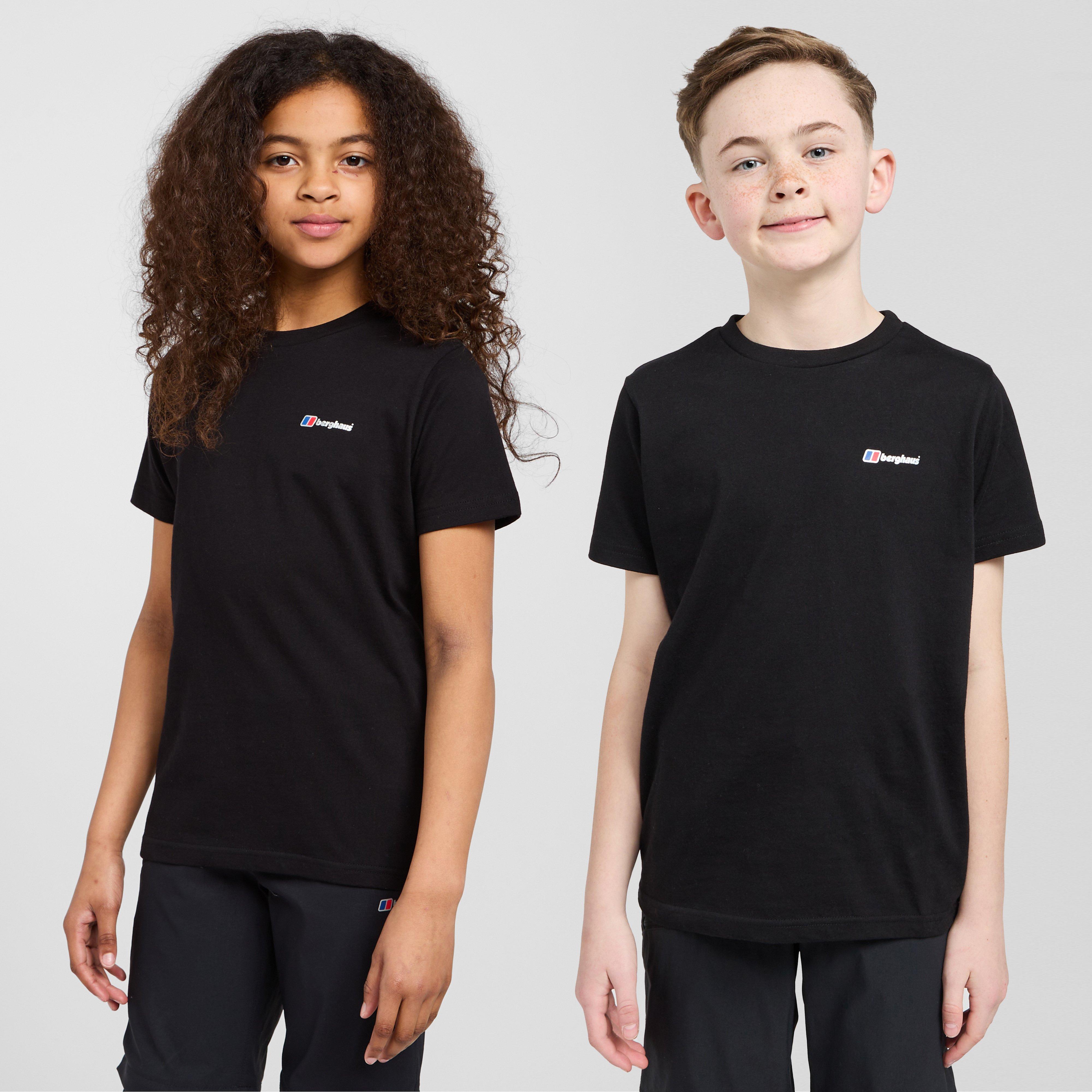 Berghaus Kids' Mountain Sunset T-Shirt, Black