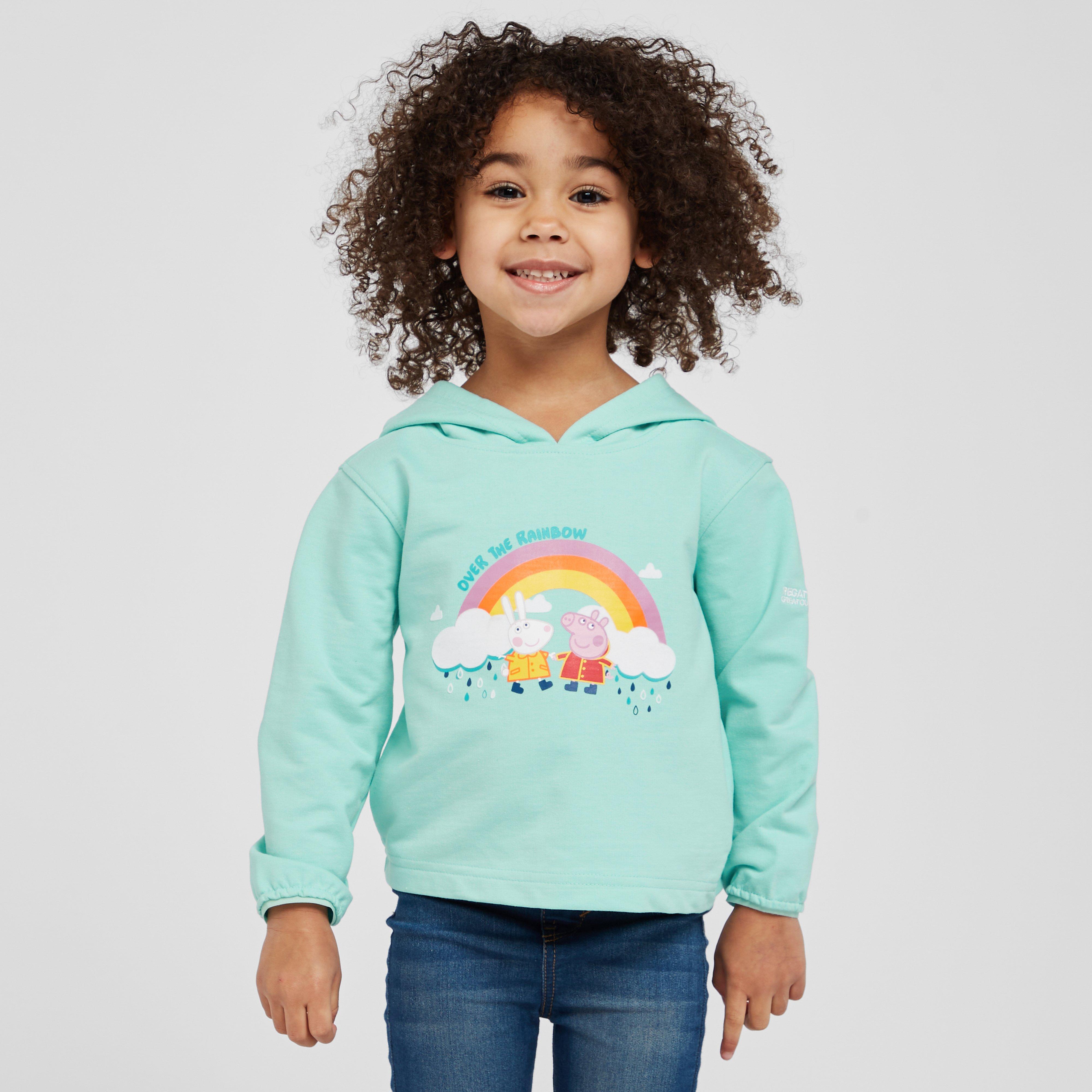 Regatta Kids' Peppa Pig Graphic Print Hoodie, Blue