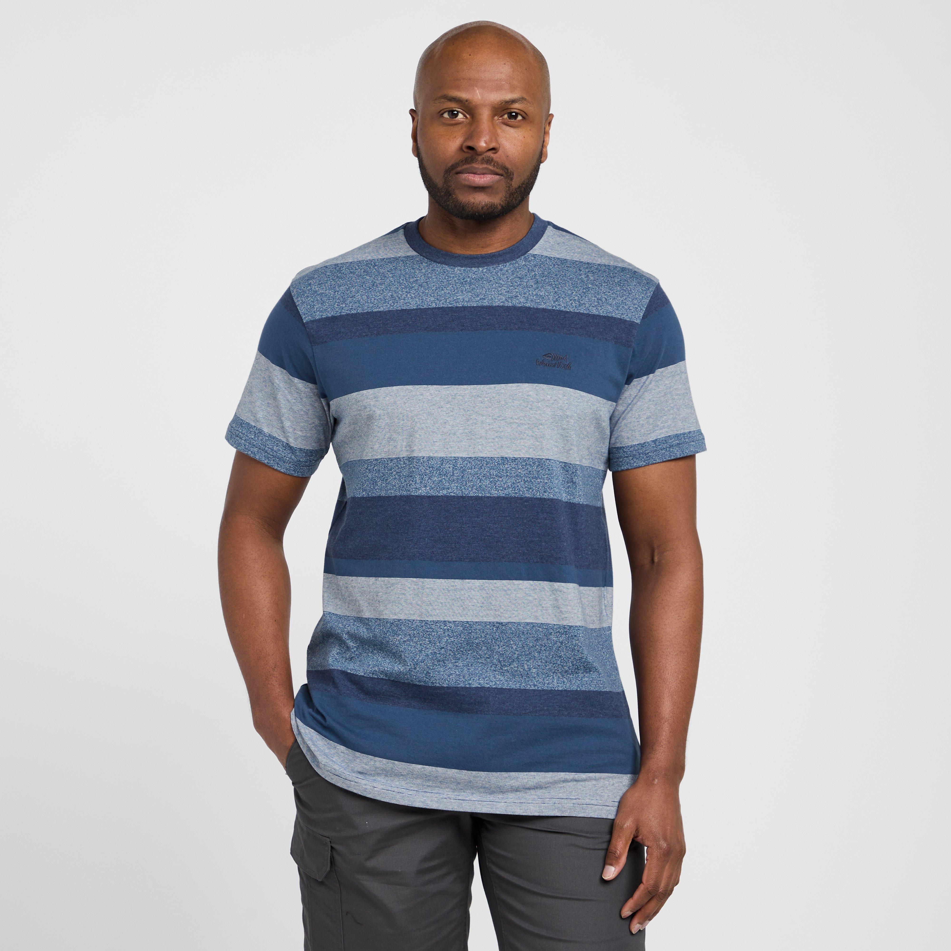 Weird Fish Men's Hilston T-Shirt, Blue