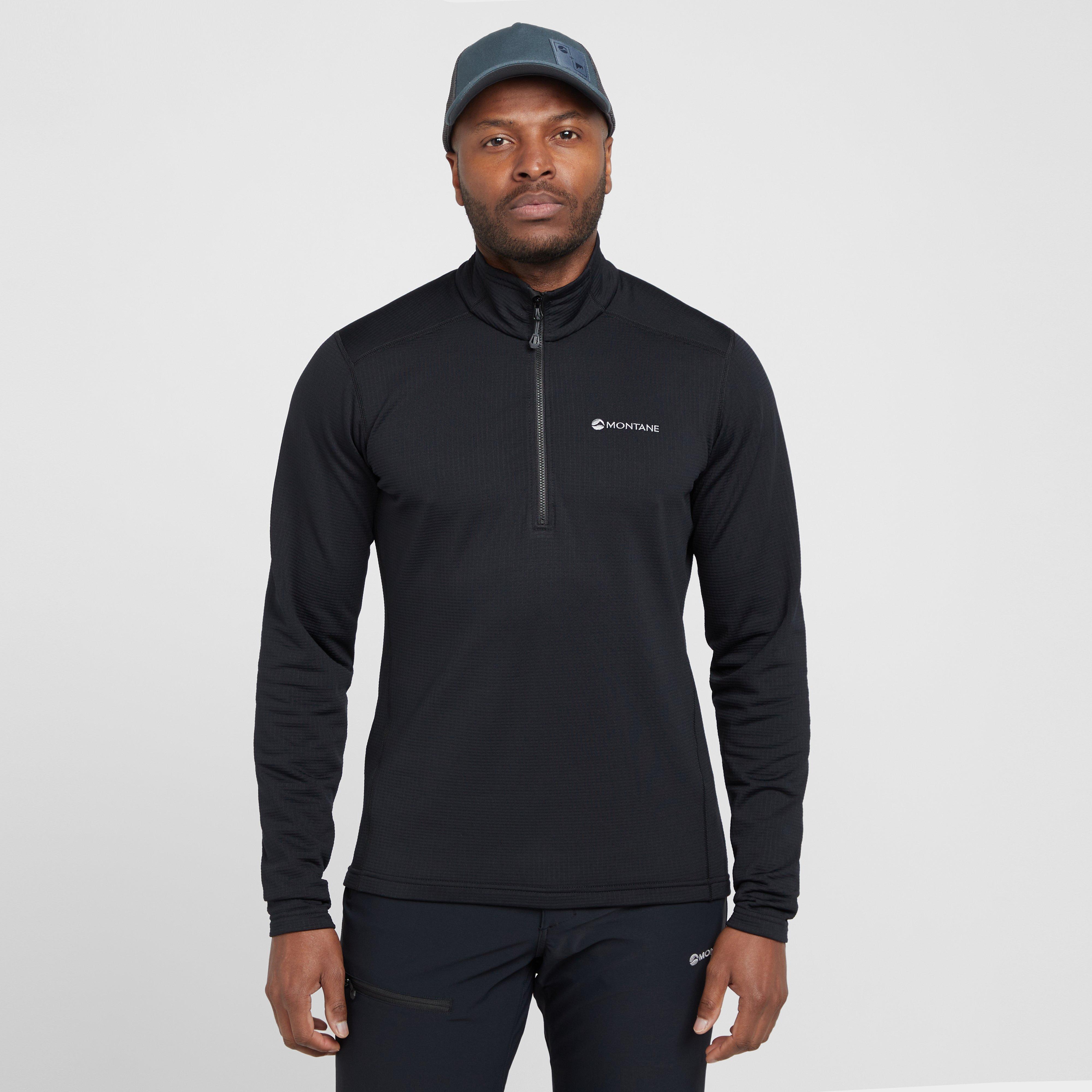 Montane Men's Protium Pull-on Fleece, Black