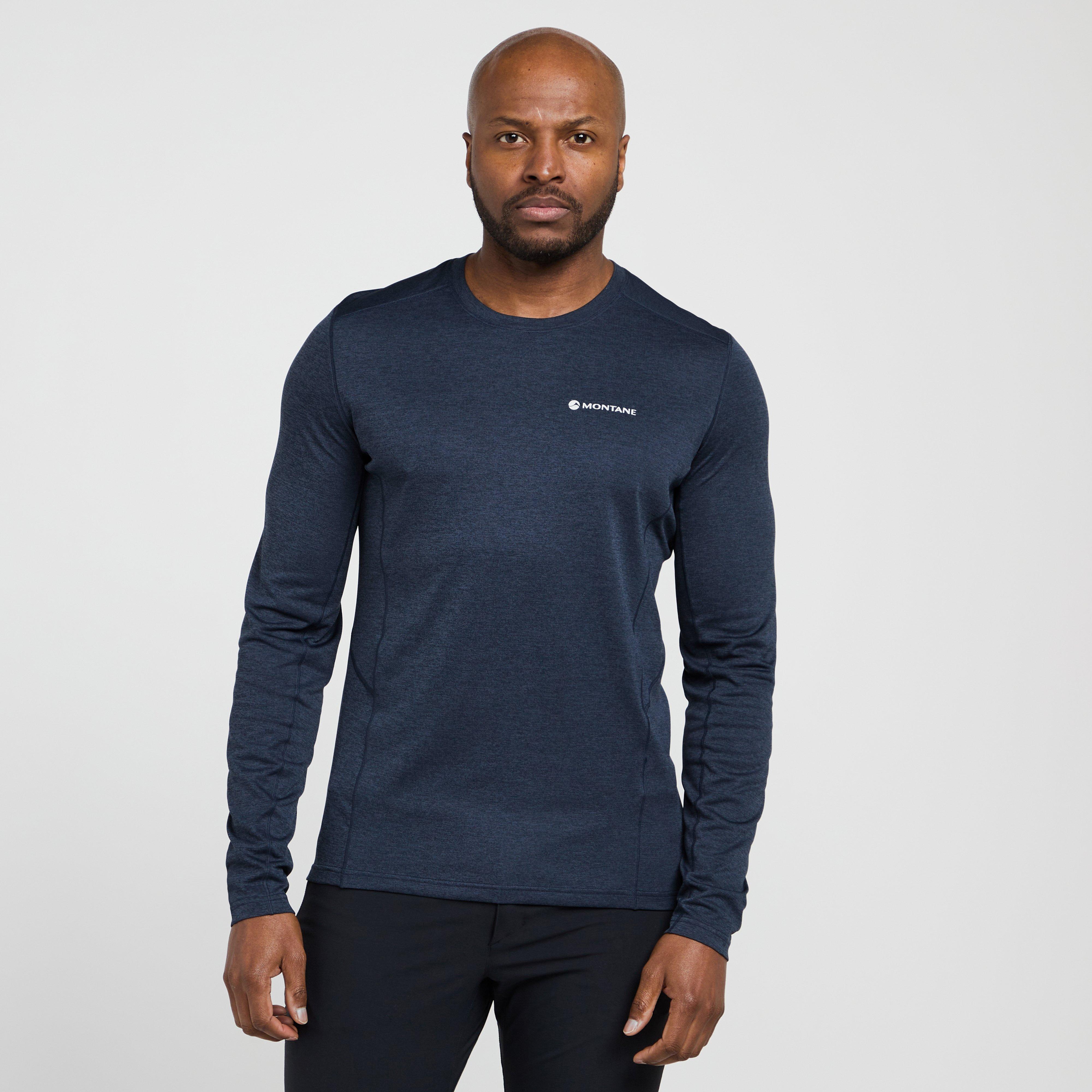 Montane Men's Dart Long Sleeve T-Shirt, Navy