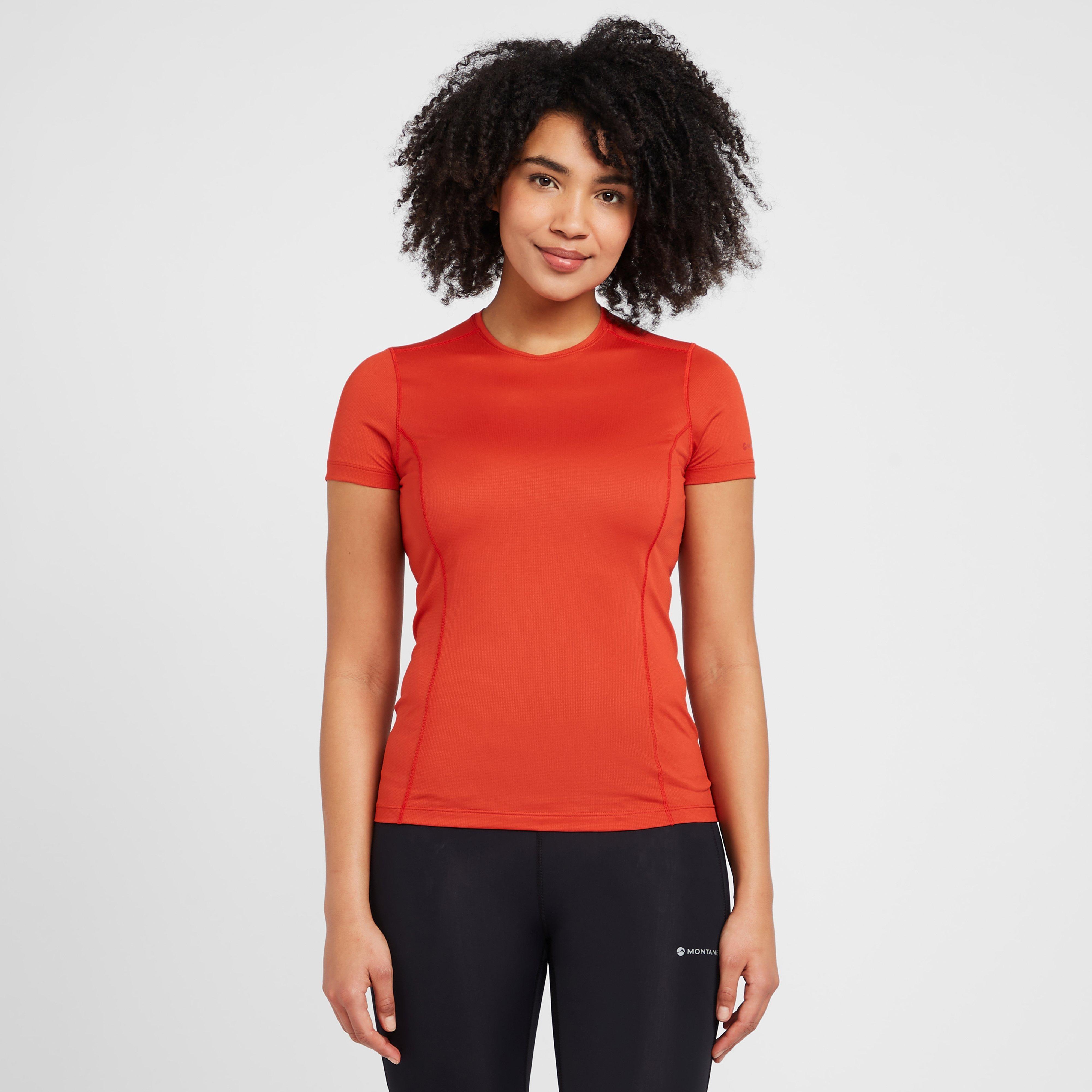 Montane Women's Dart Lite Short Sleeved T-Shirt, Red