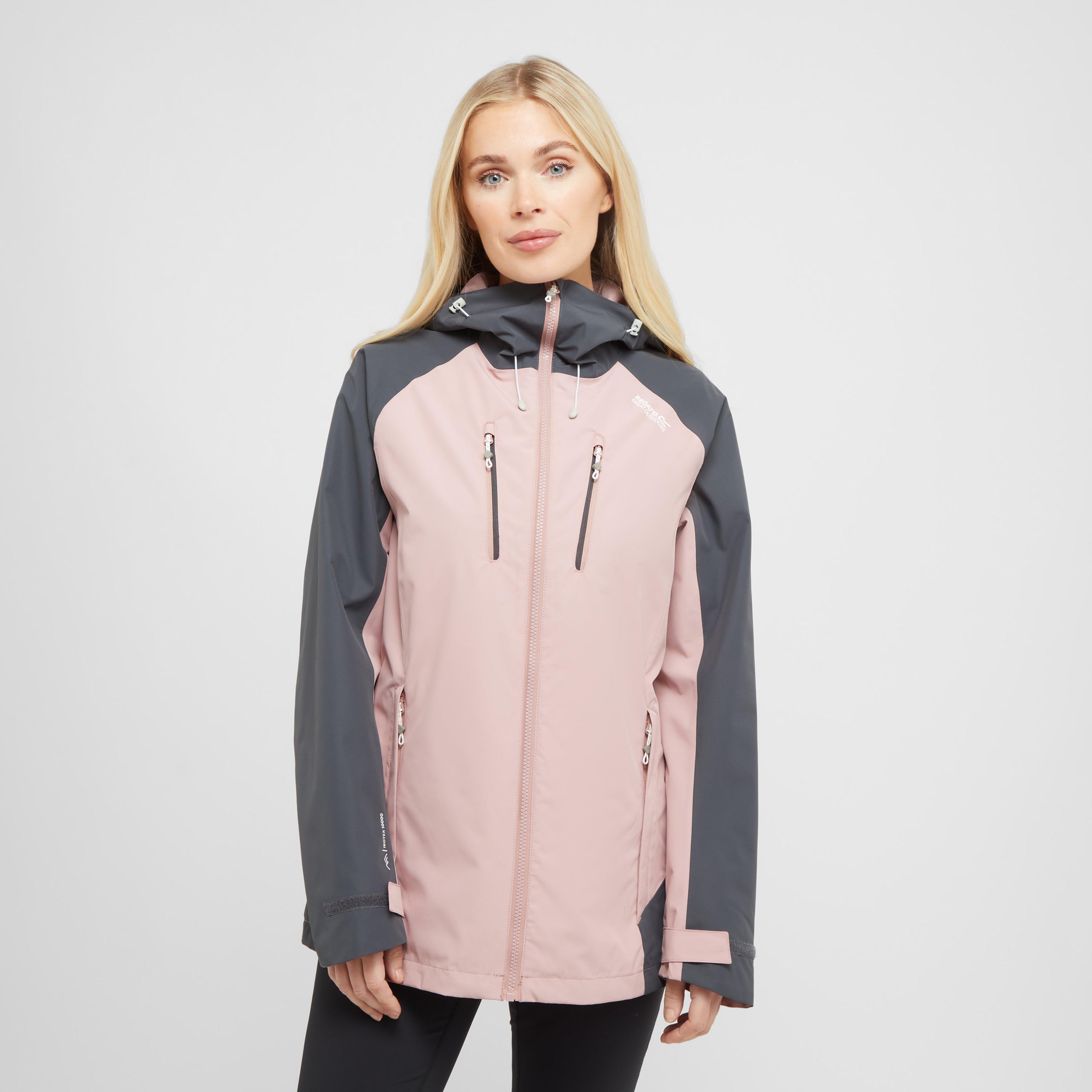 Women's Everest Duffle Coat in Navy/pop Pink