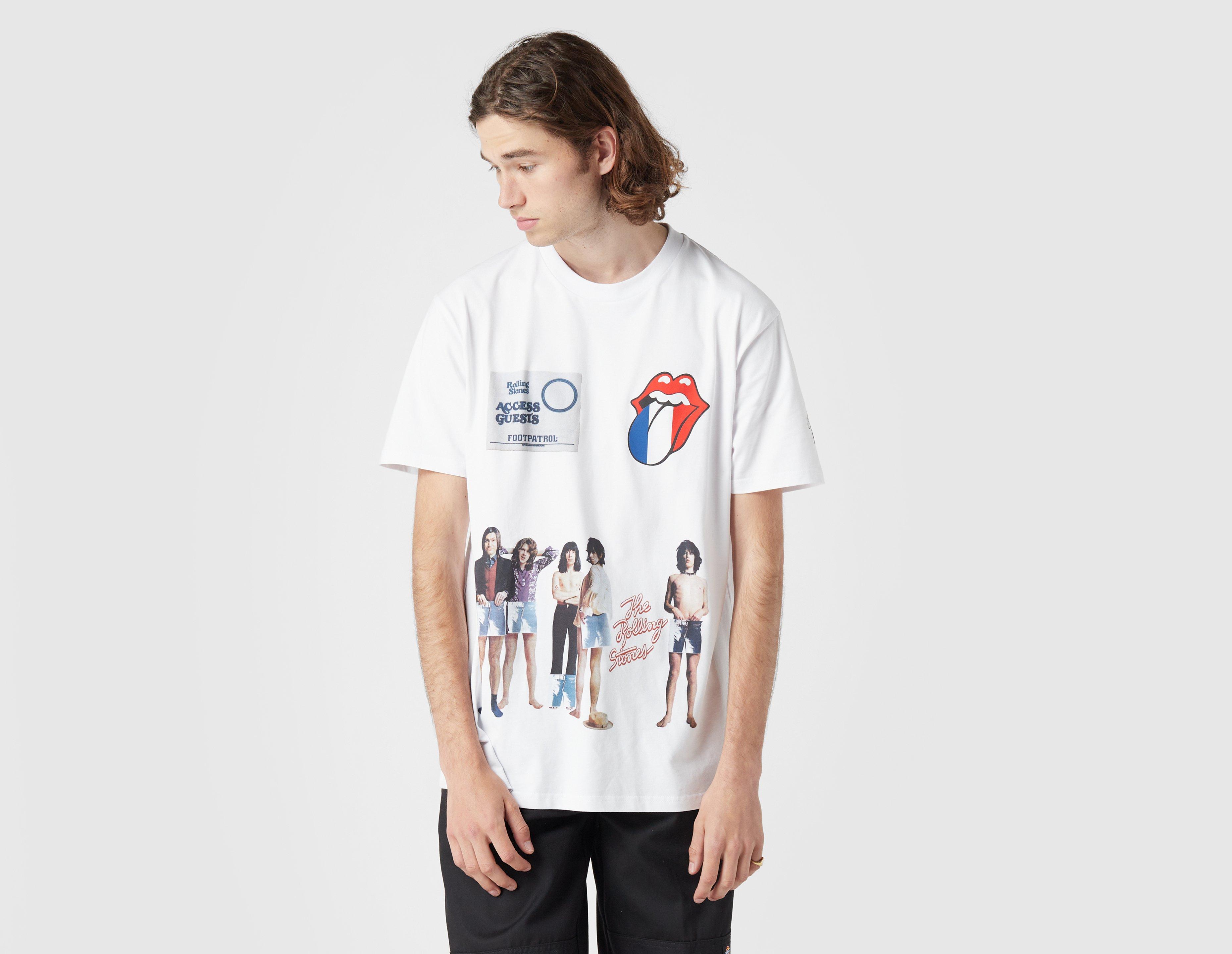 Footpatrol x The Rolling Stones Access Paris T-Shirt - Wit, Wit
