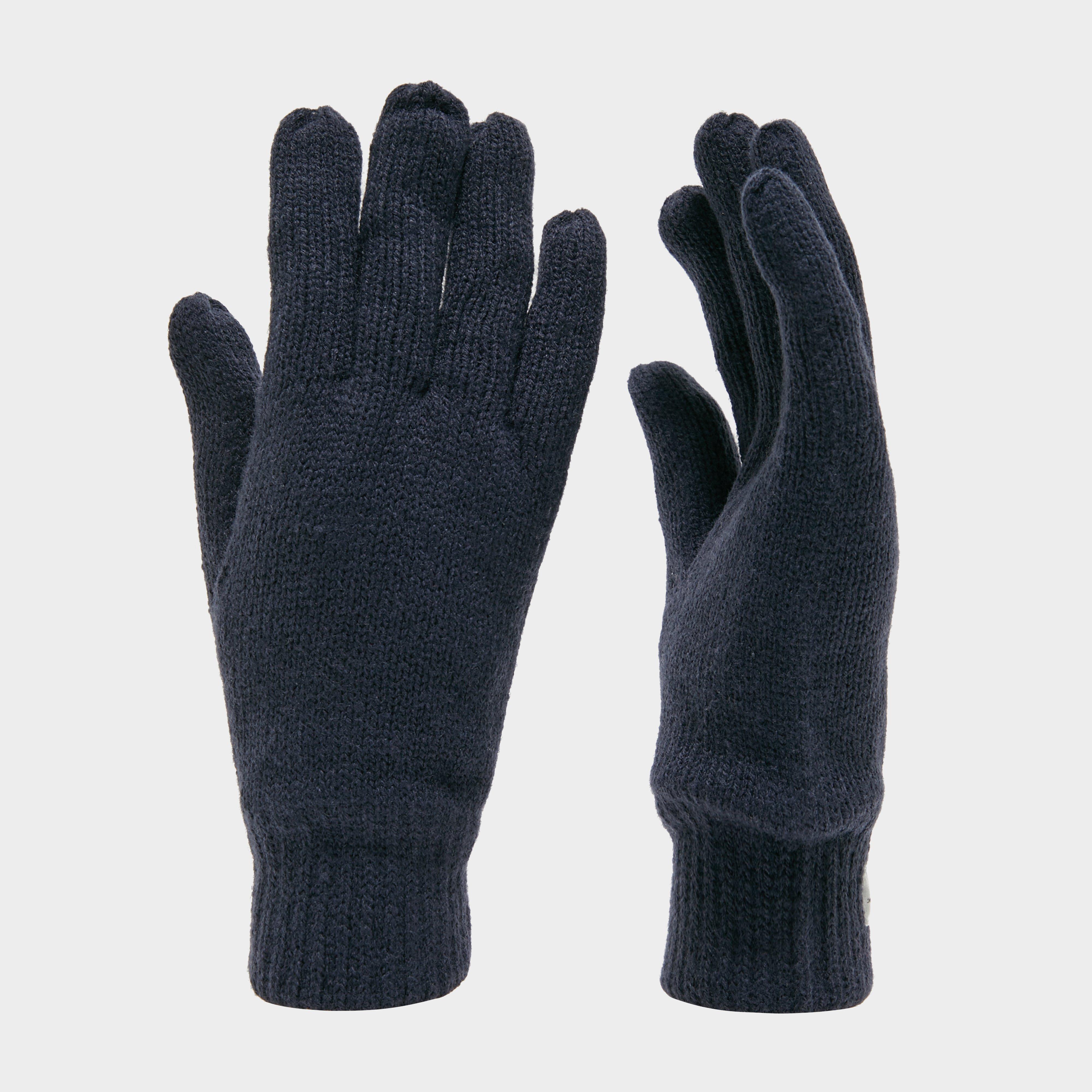 Image of Peter Storm Unisex Thinsulate Knit Fleece Gloves, Navy/NVY