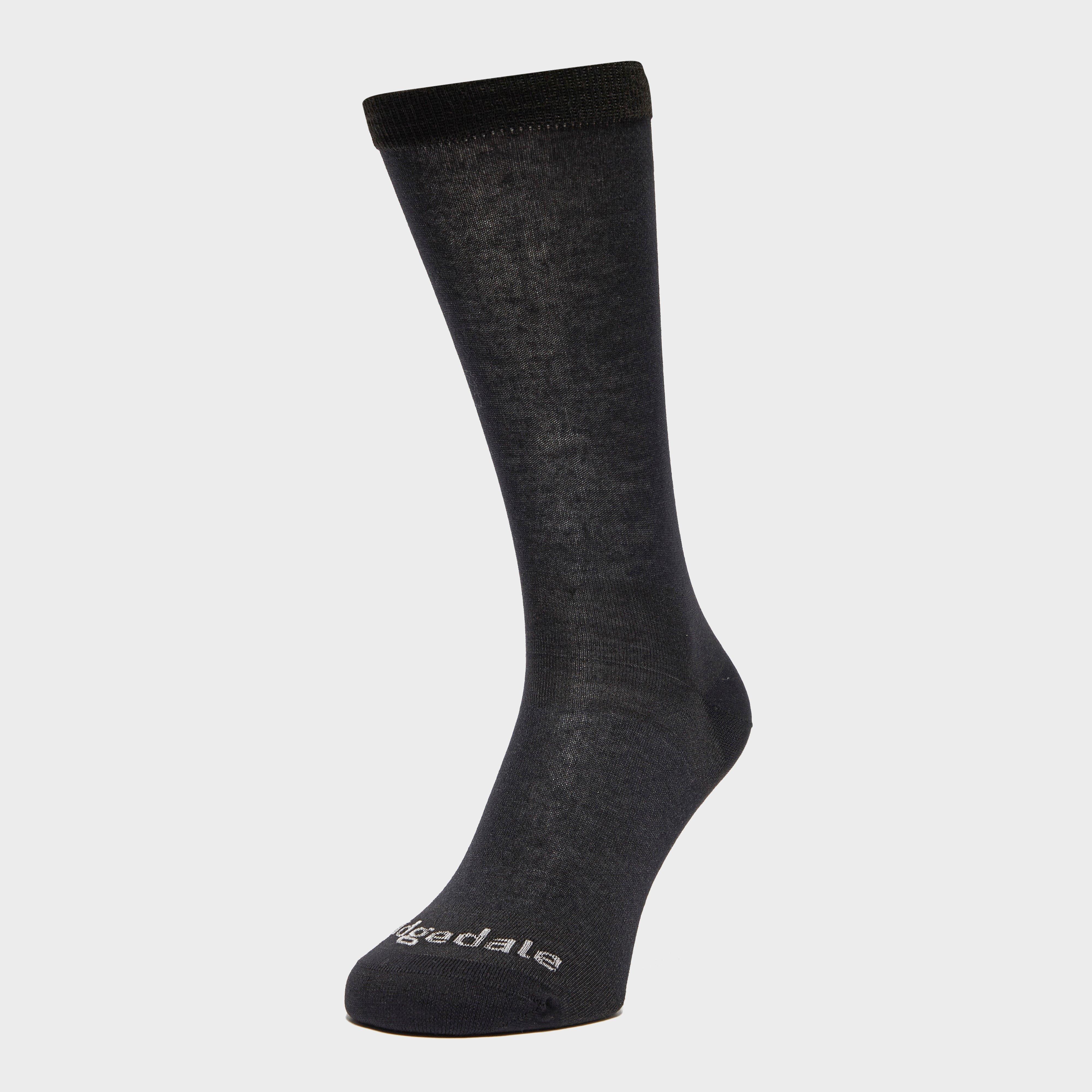 Image of Bridgedale Coolmax Sock Liner Twin Pack, Black/Black