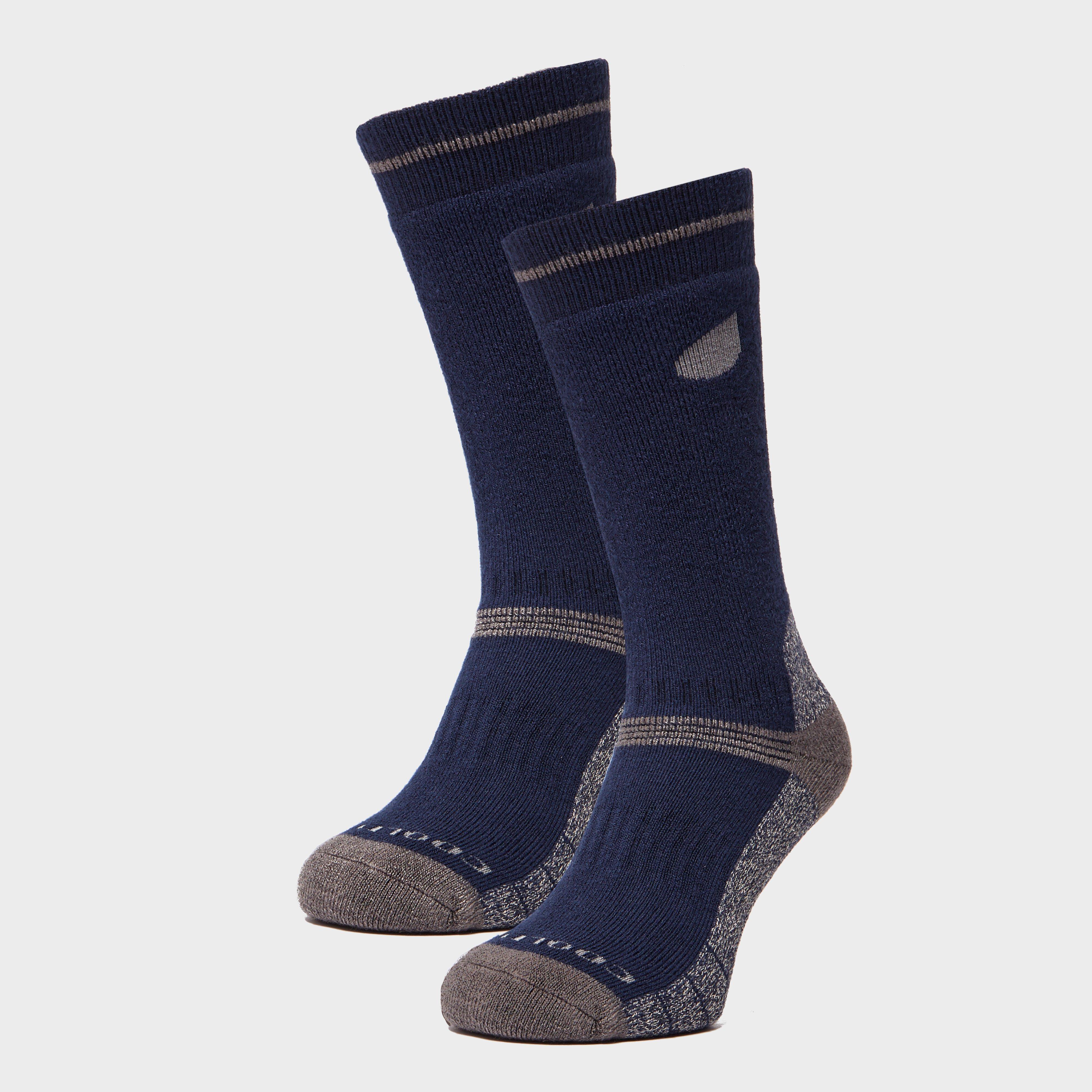 Image of Peter Storm Men's Midweight Outdoor Socks (2 Pairs), NAVY/NAVY