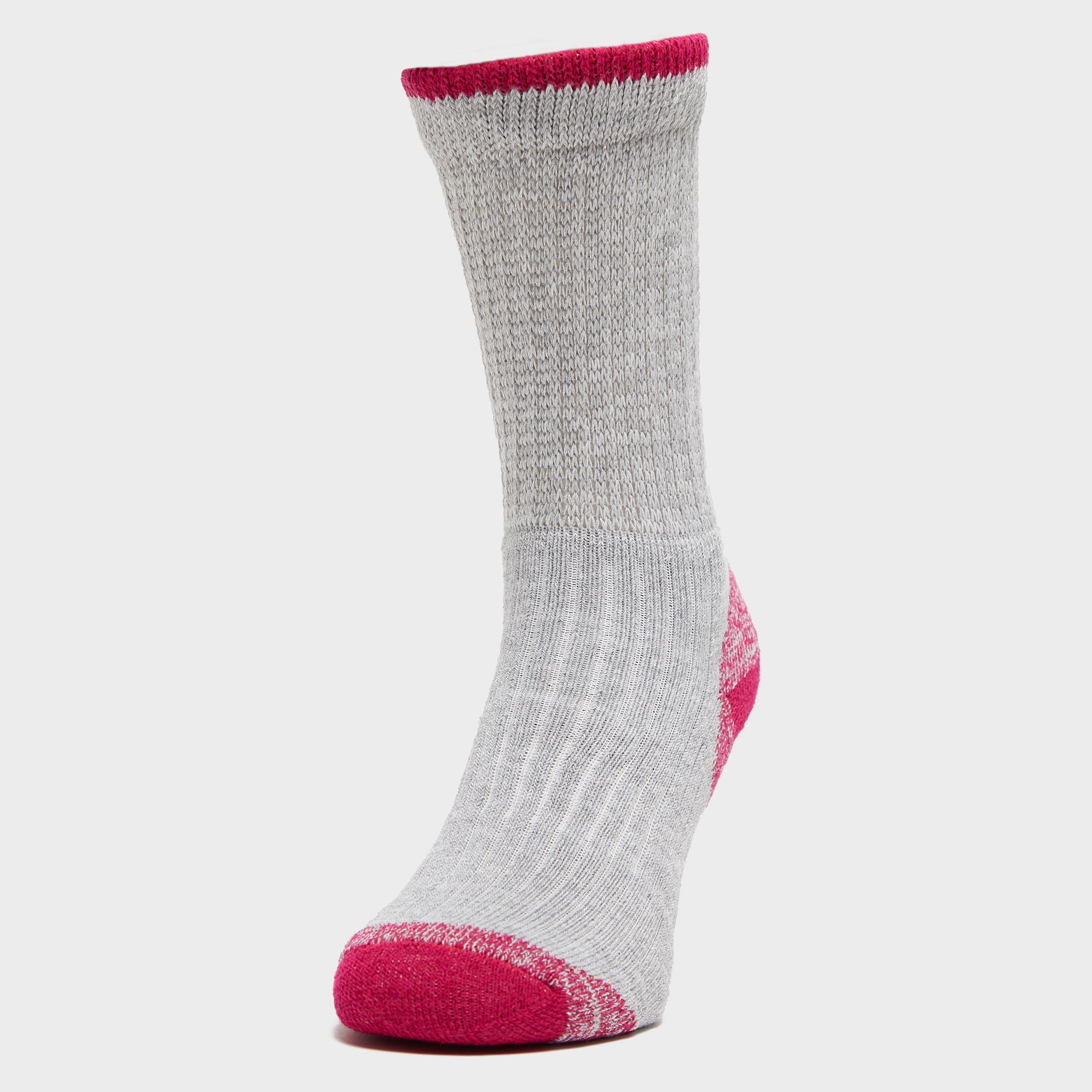 Image of Brasher Women's Hiker Socks, Grey/Pink