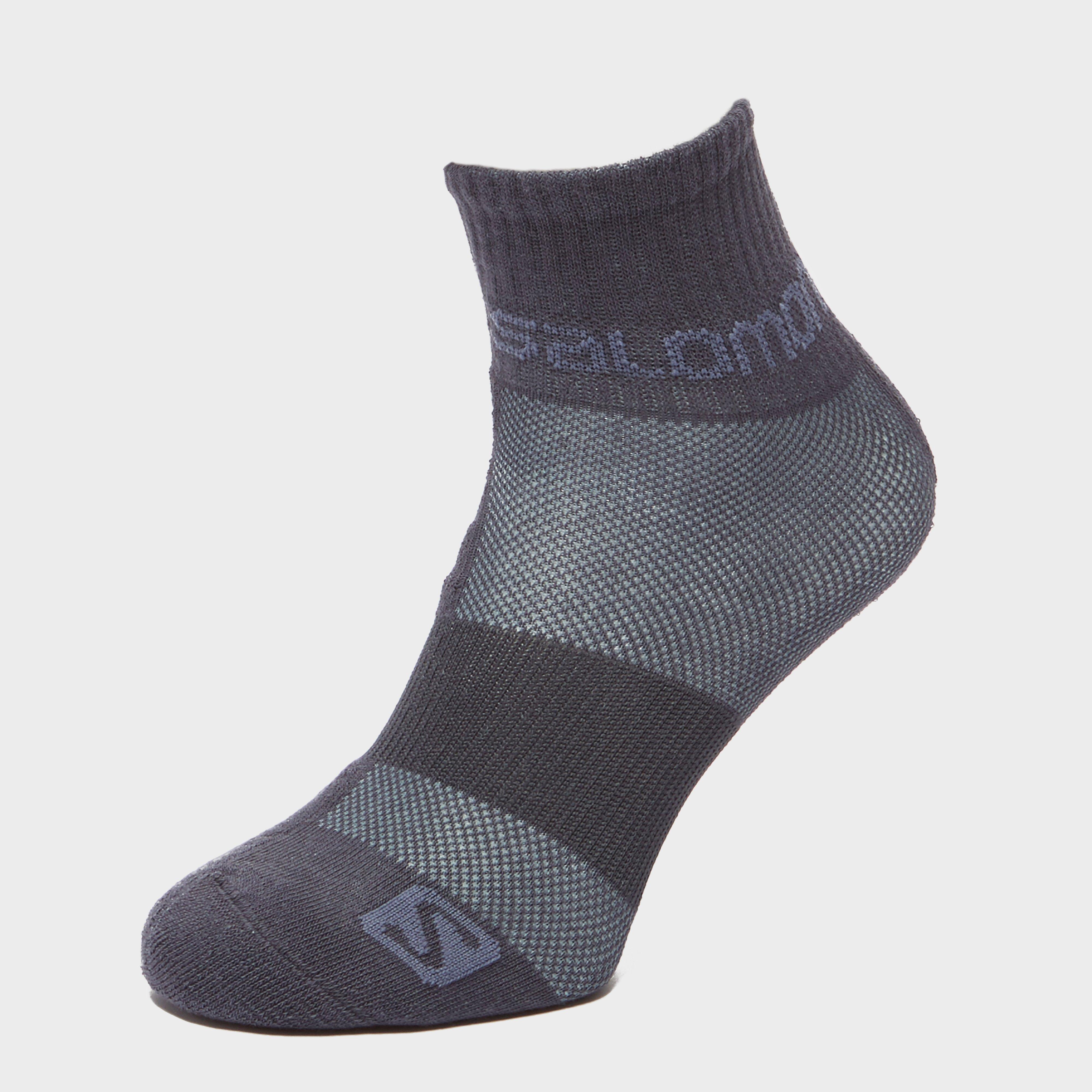 Image of SALOMON SOCKS Mens' 2 Pack Evasion Socks, Grey/Grey
