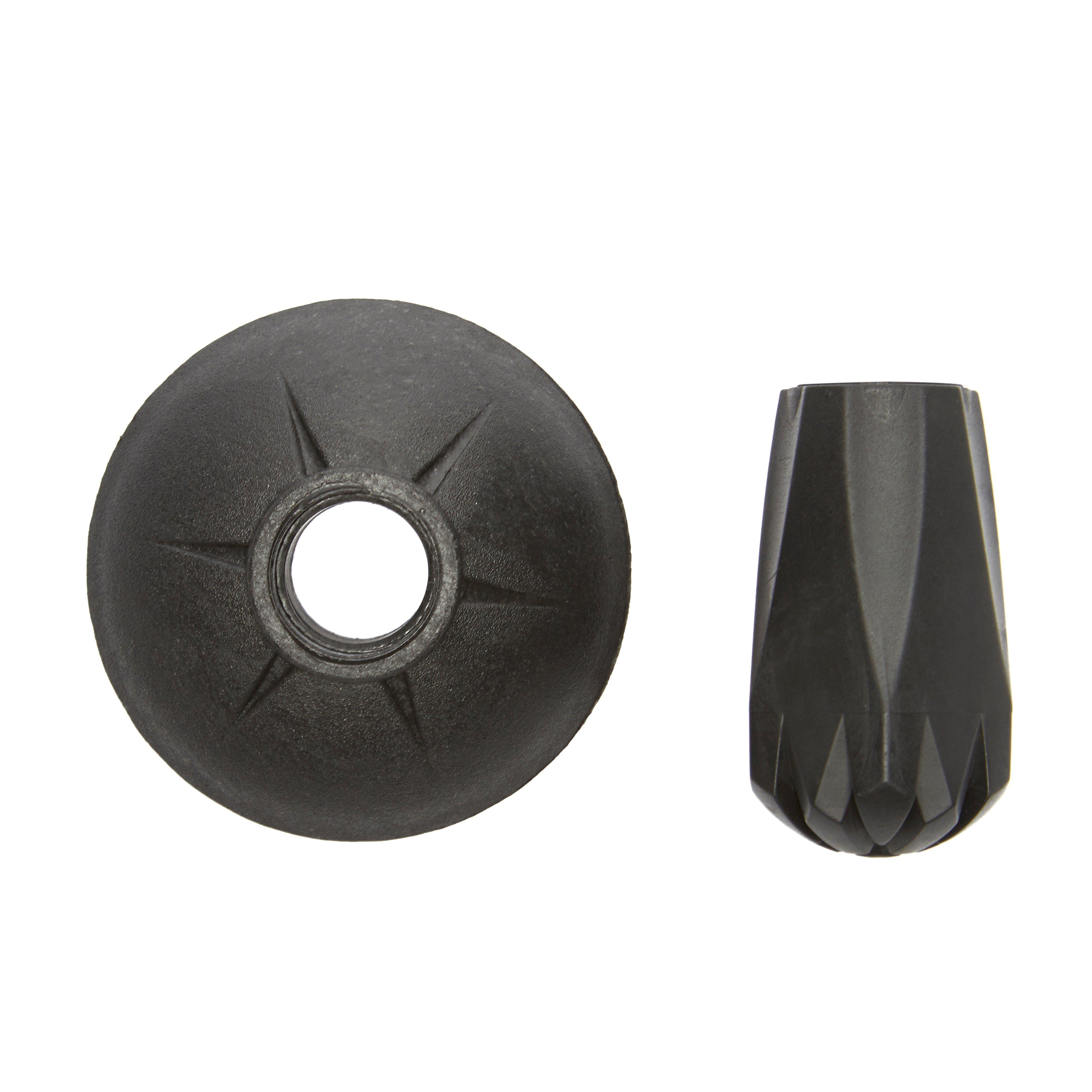 Image of Eurohike Walking Pole Bung Basket Set, Black/SET