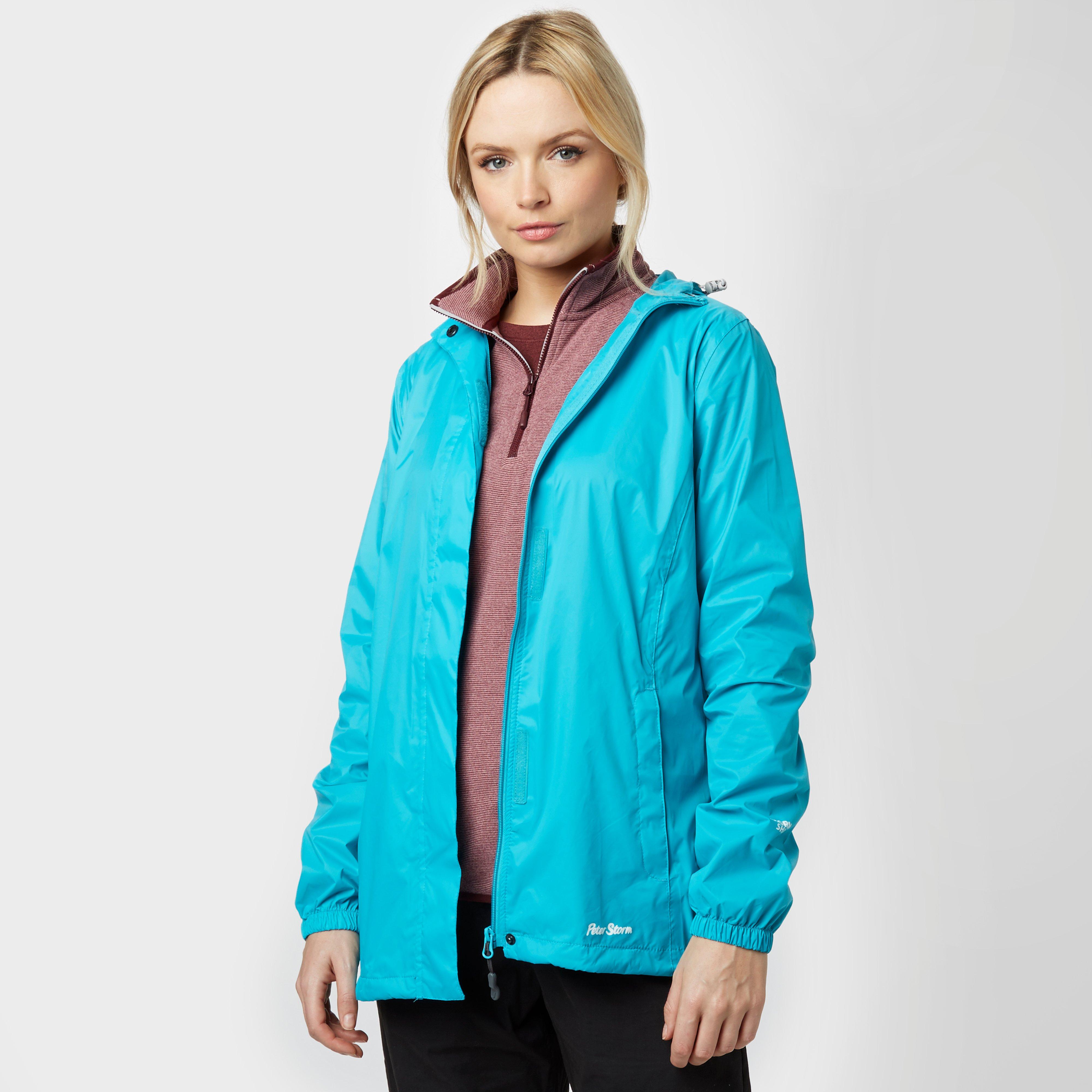 Image of Peter Storm Women's Packable Hooded Jacket, Blue