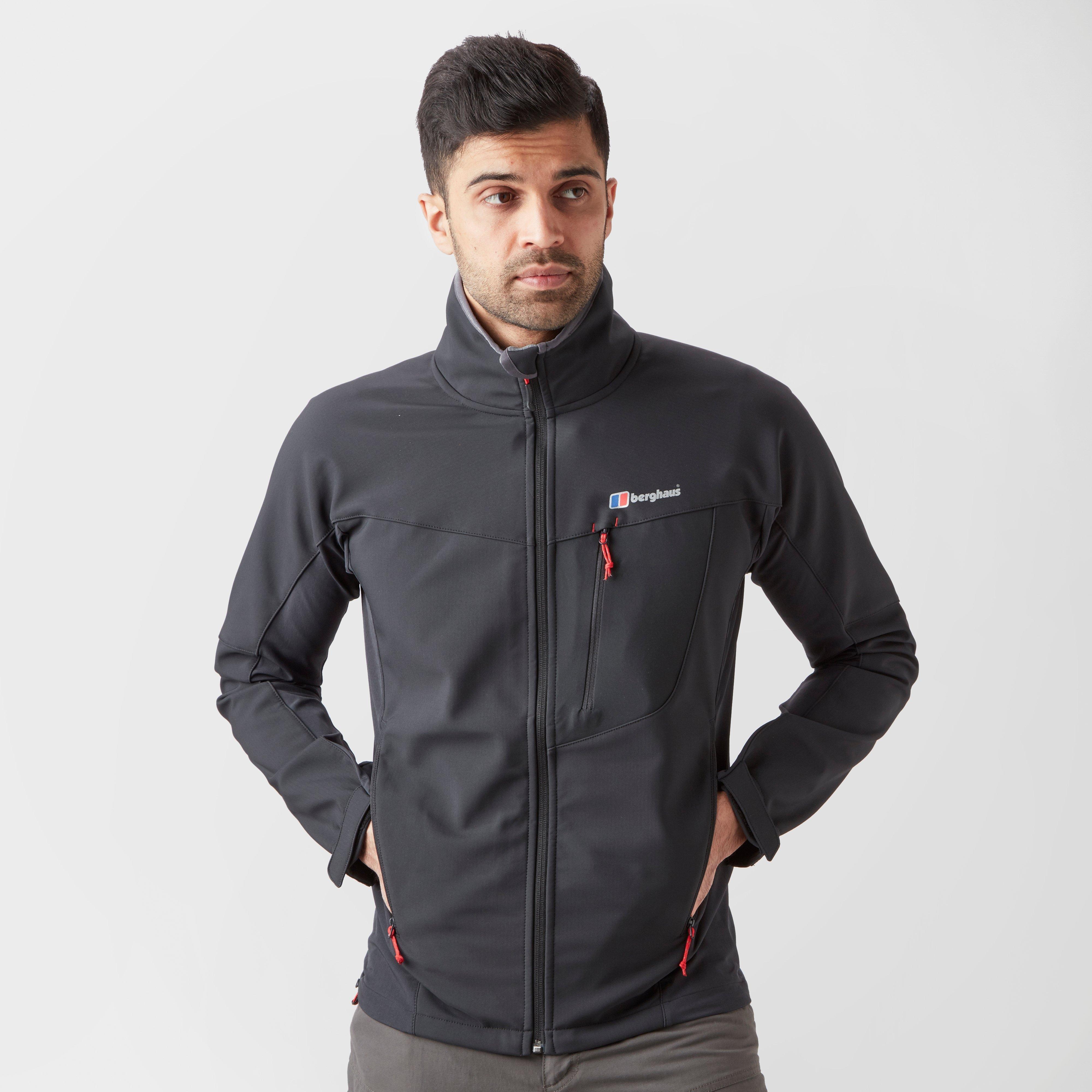 Image of Berghaus Men's Ghlas Softshell Jacket, BLACK
