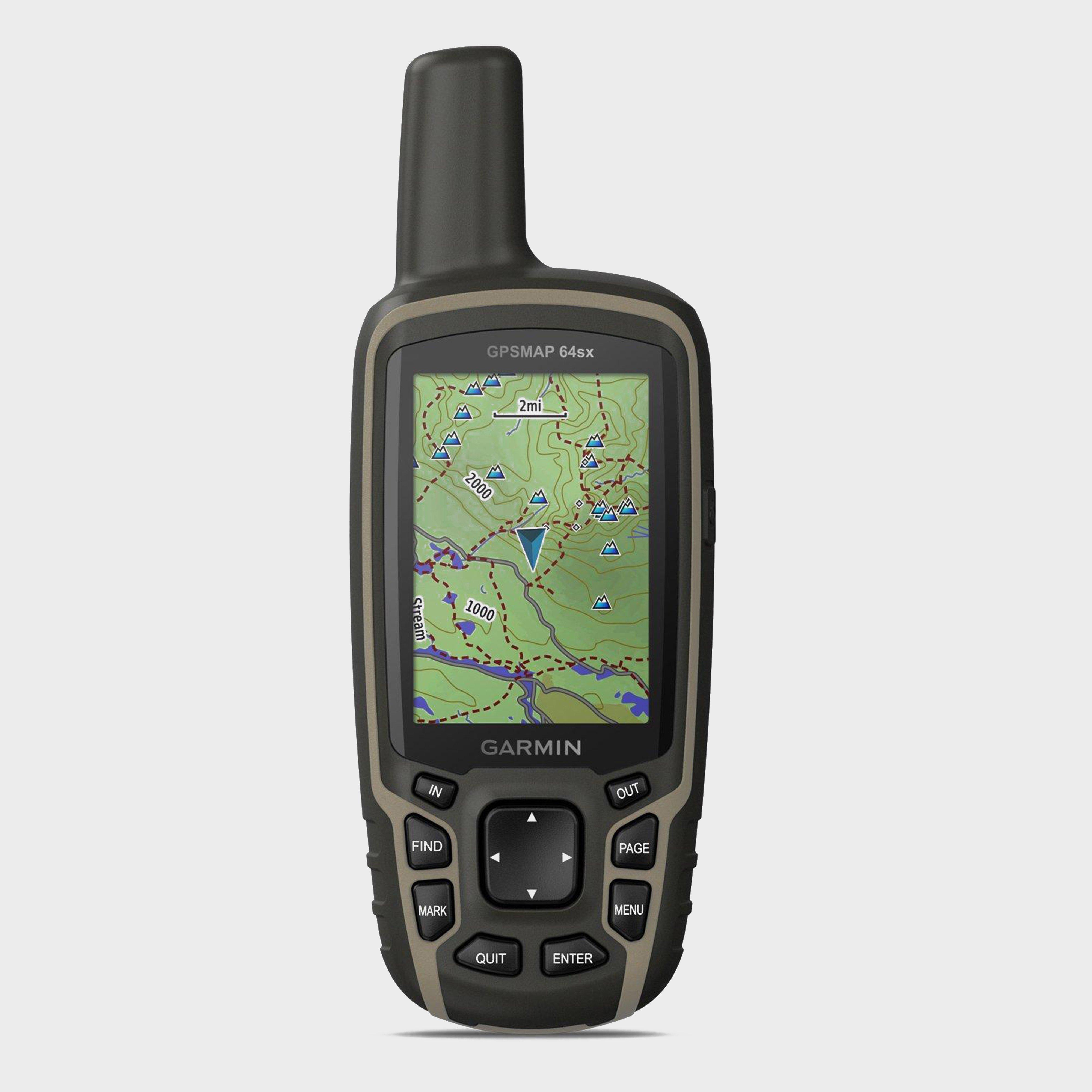 Image of Garmin GPSMAP 64sx Handheld GPS (with BirdsEye Select Great Britain PLUS mapping), BLACK/GB