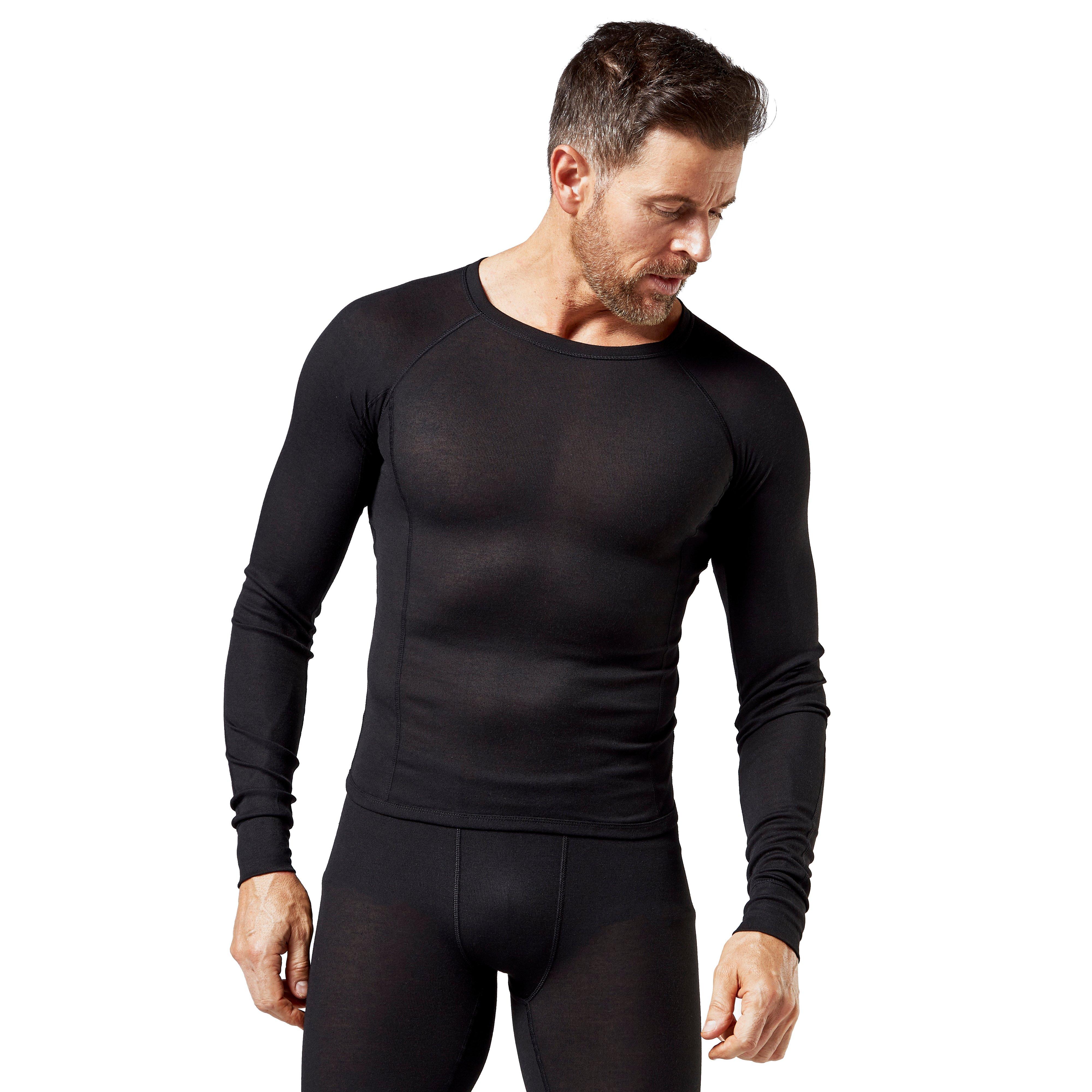 Image of Alpine Men's Thermal Underwear Set, Black