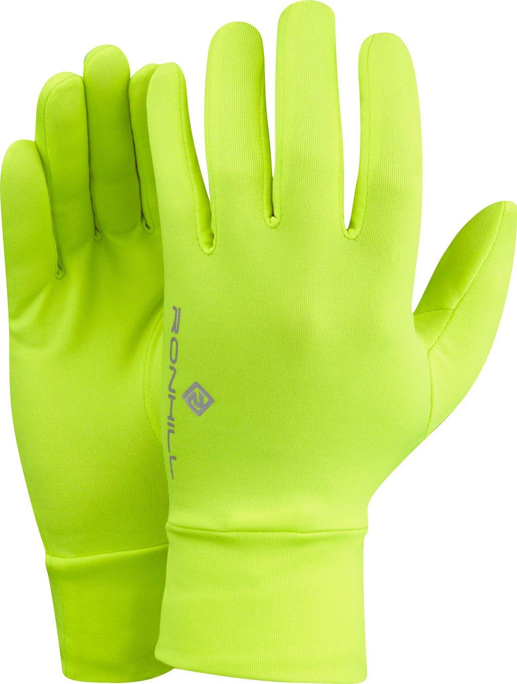 Image of Ronhill Classic Gloves, FLUO YELLOW/Mid Yellow