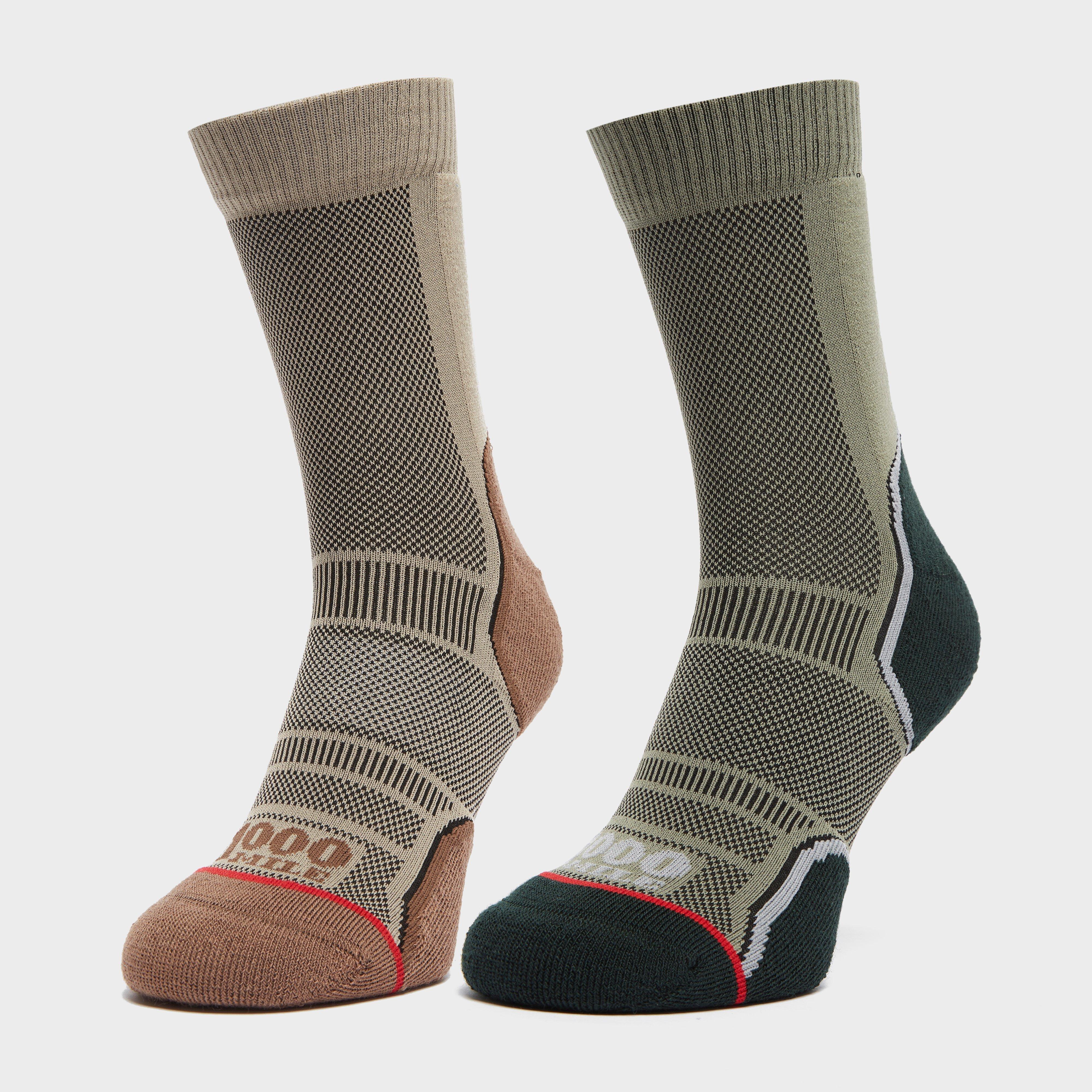 Image of 1000 MILE Men's Trek Socks Twin Pack, MUL/MUL