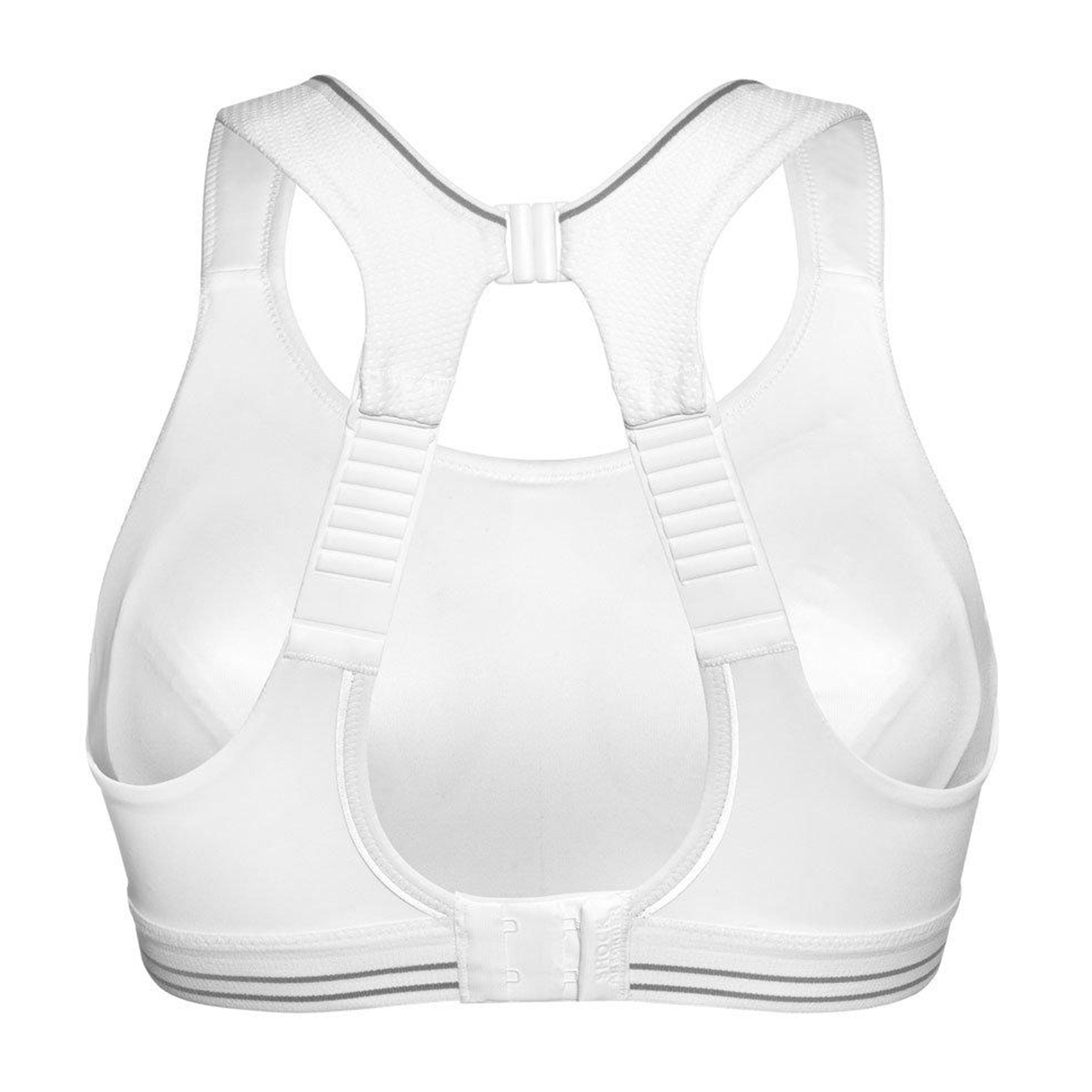 Image of Shock Absorber RUN Sports Bra, WHITE-SILVER/BRA