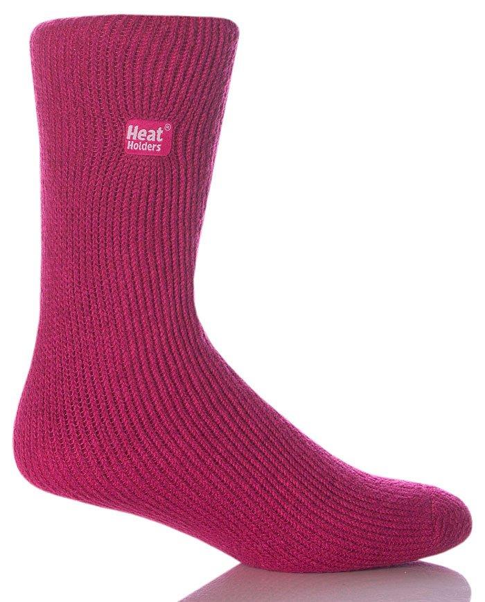 Image of Heat Holders Children's Heat Holder Socks (age 8+), RASPBERRY/JNR