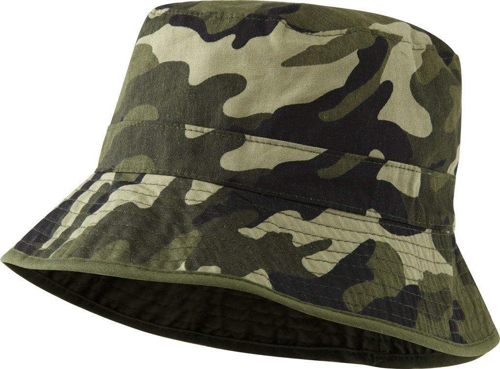 Image of HI-GEAR Children's Reversible Bucket Hat, BRNZE-GRN-CAMO/KID